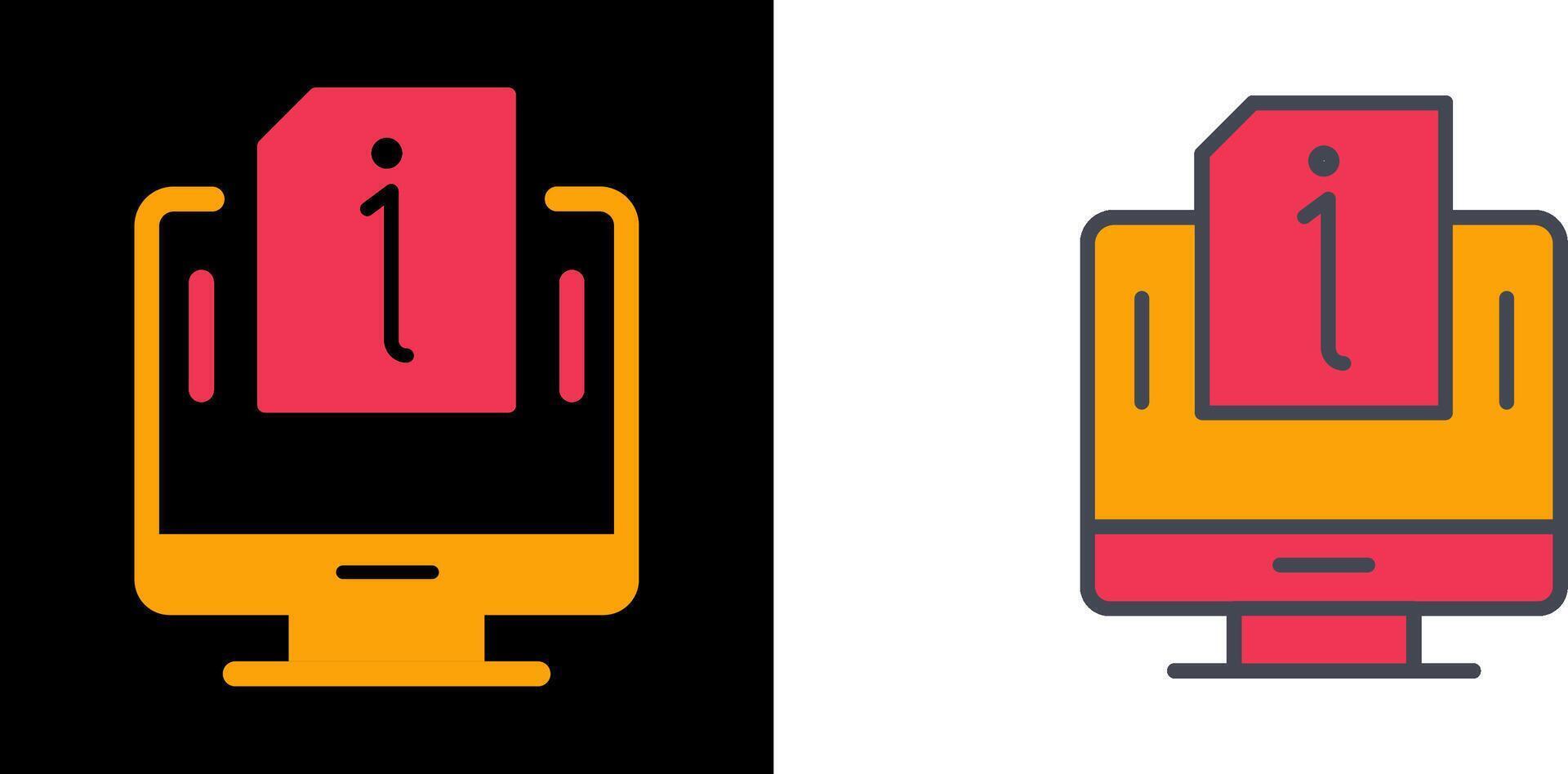 Information Icon Design vector