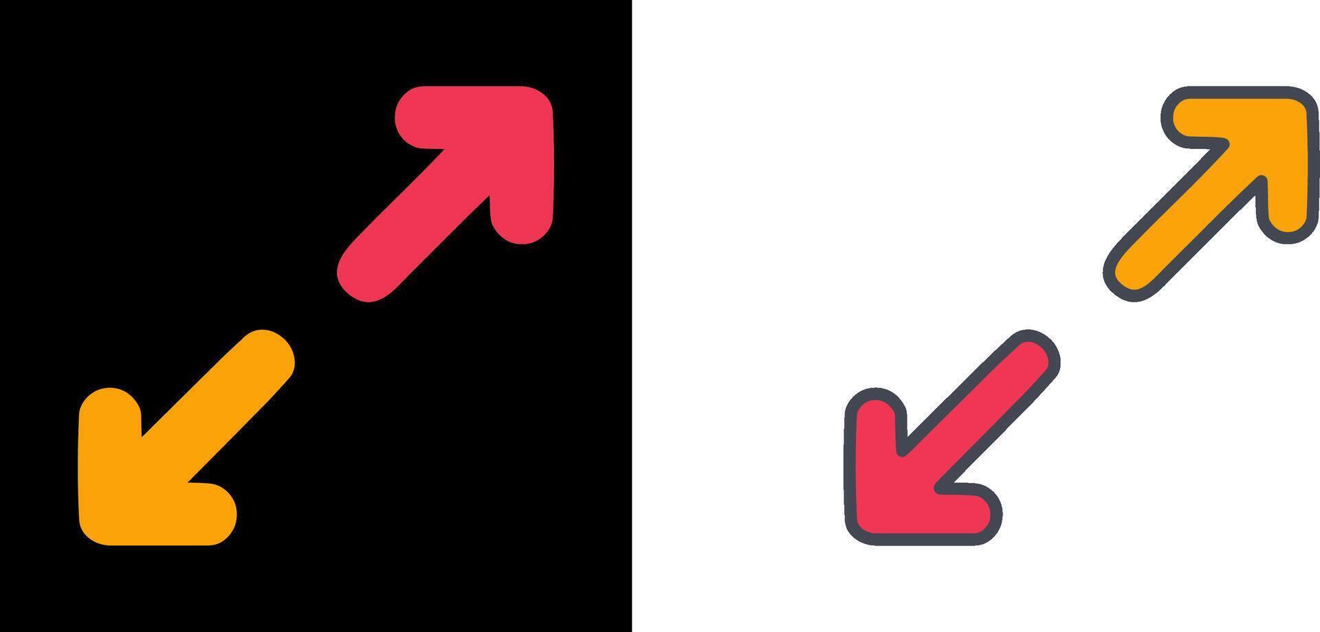 Expand Icon Design vector