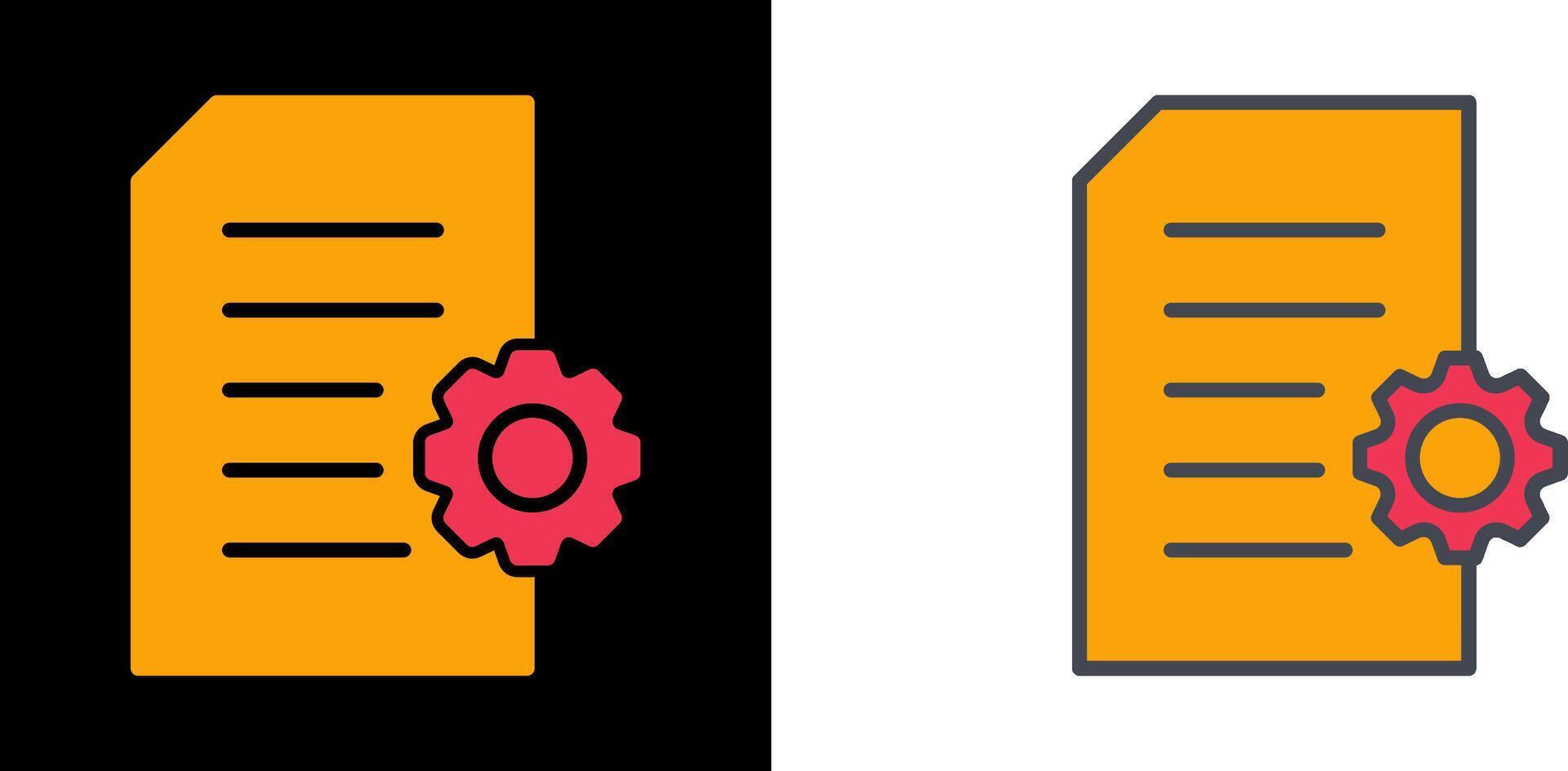 Setting Icon Design vector