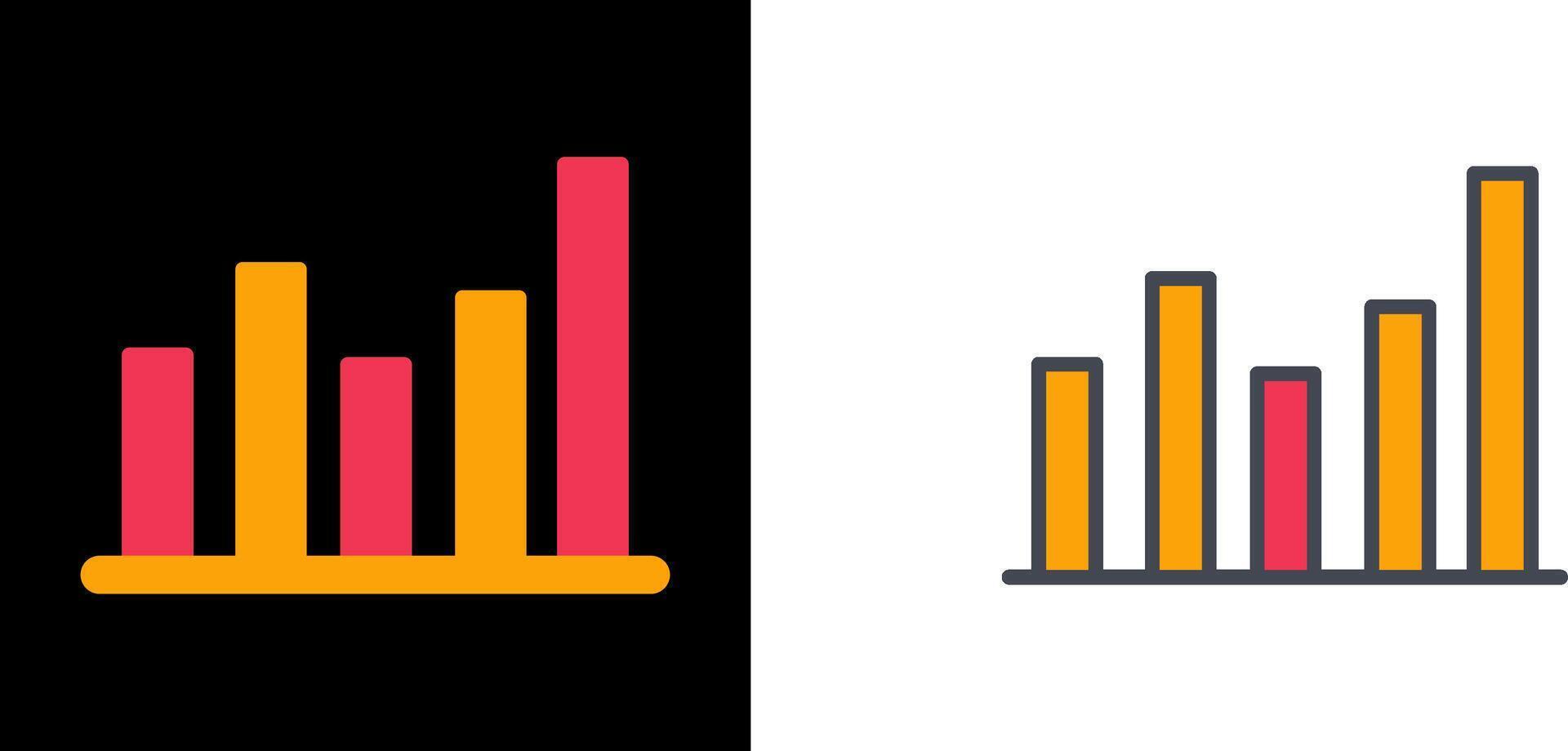 Chart Icon Design vector