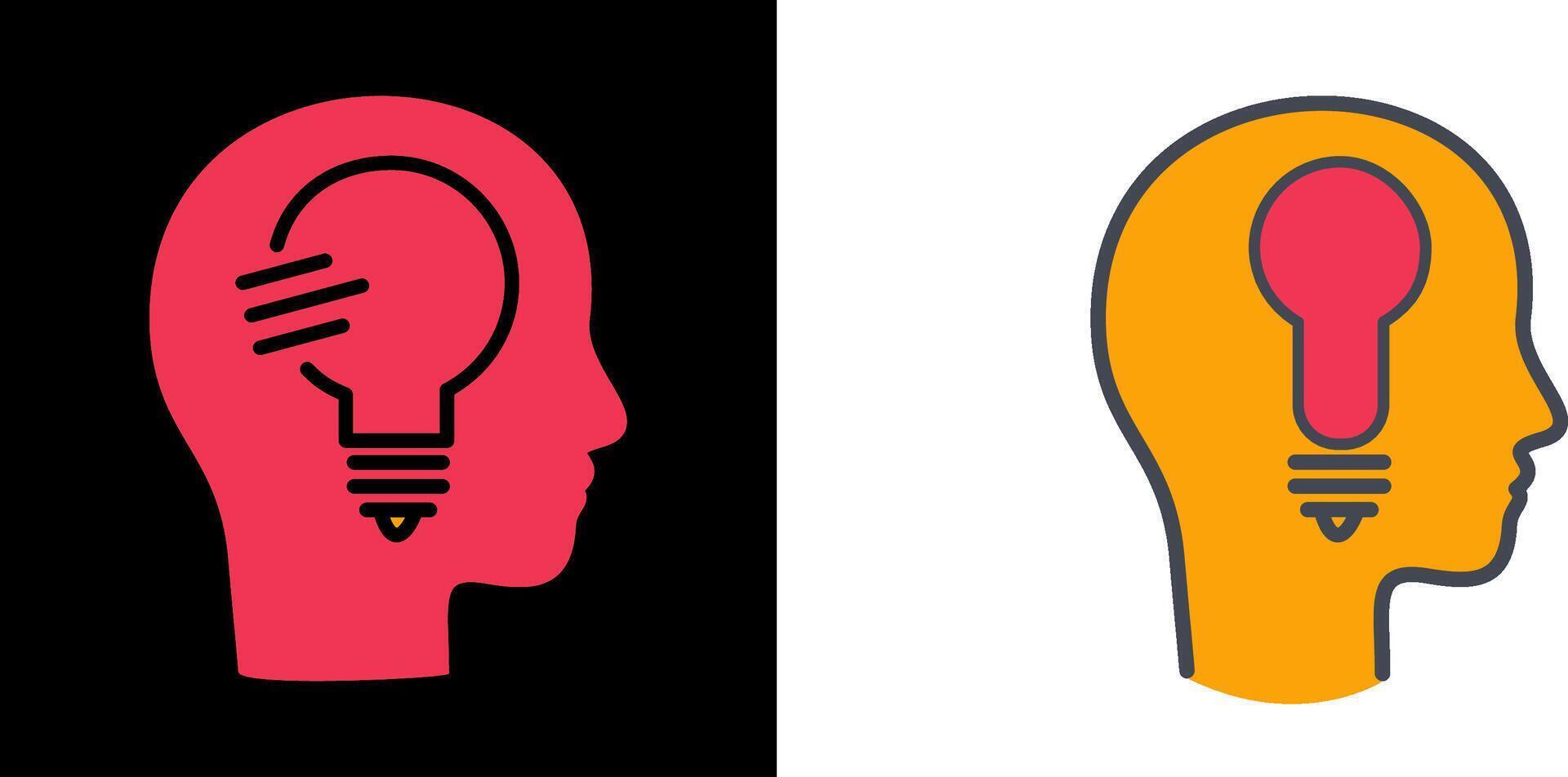 Thinking Icon Design vector
