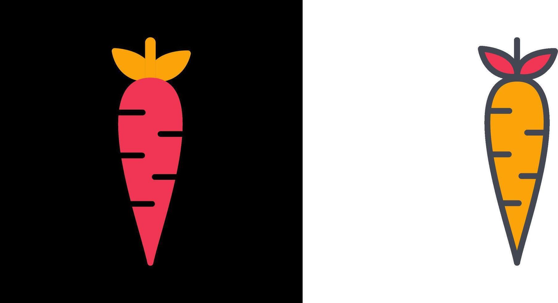 Carrots Icon Design vector