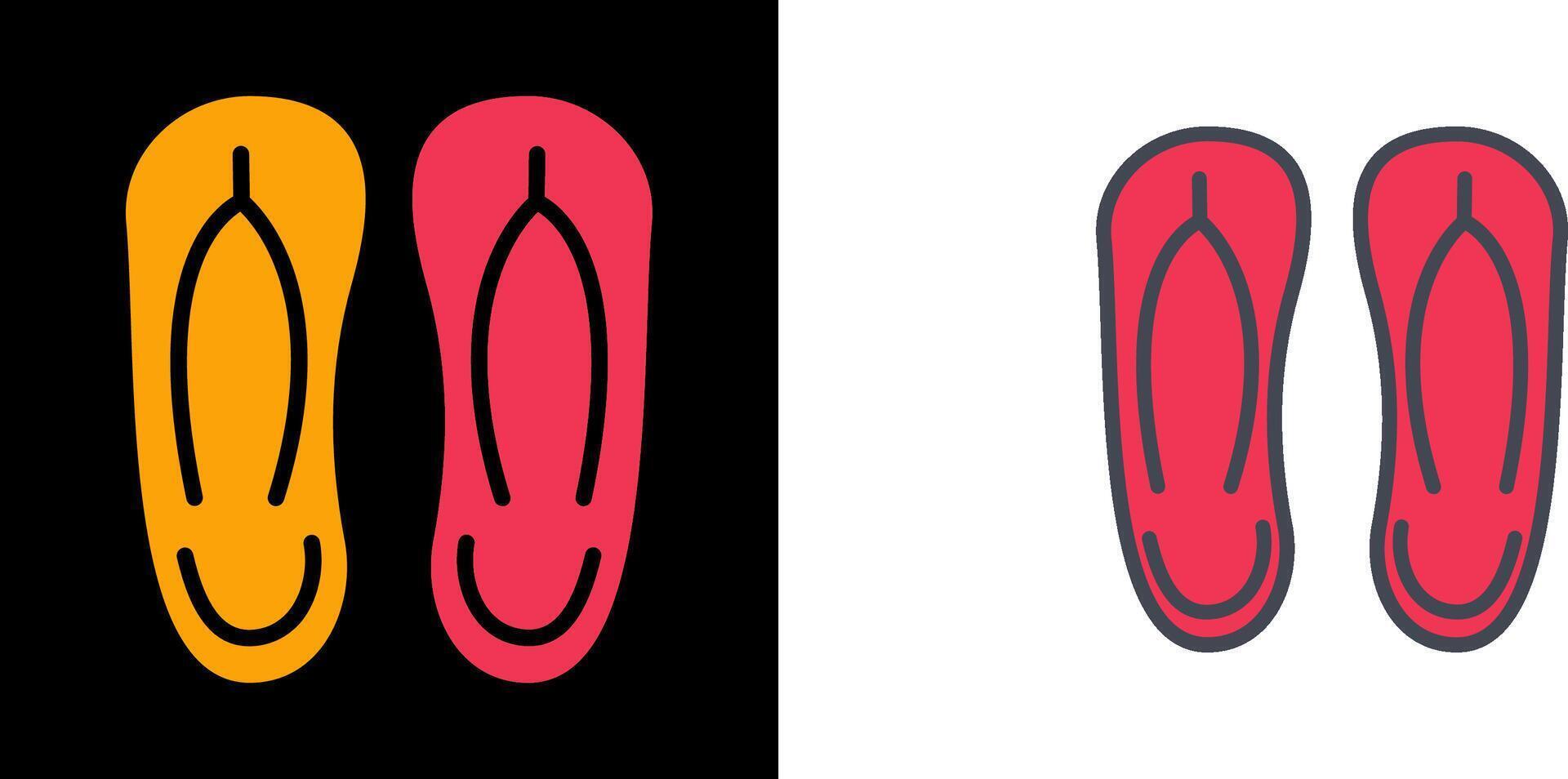 diseño de icono de zapatillas vector