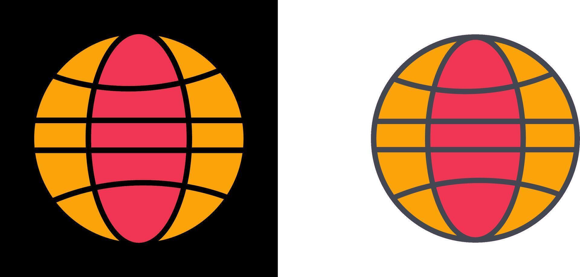 Globe Icon Design vector