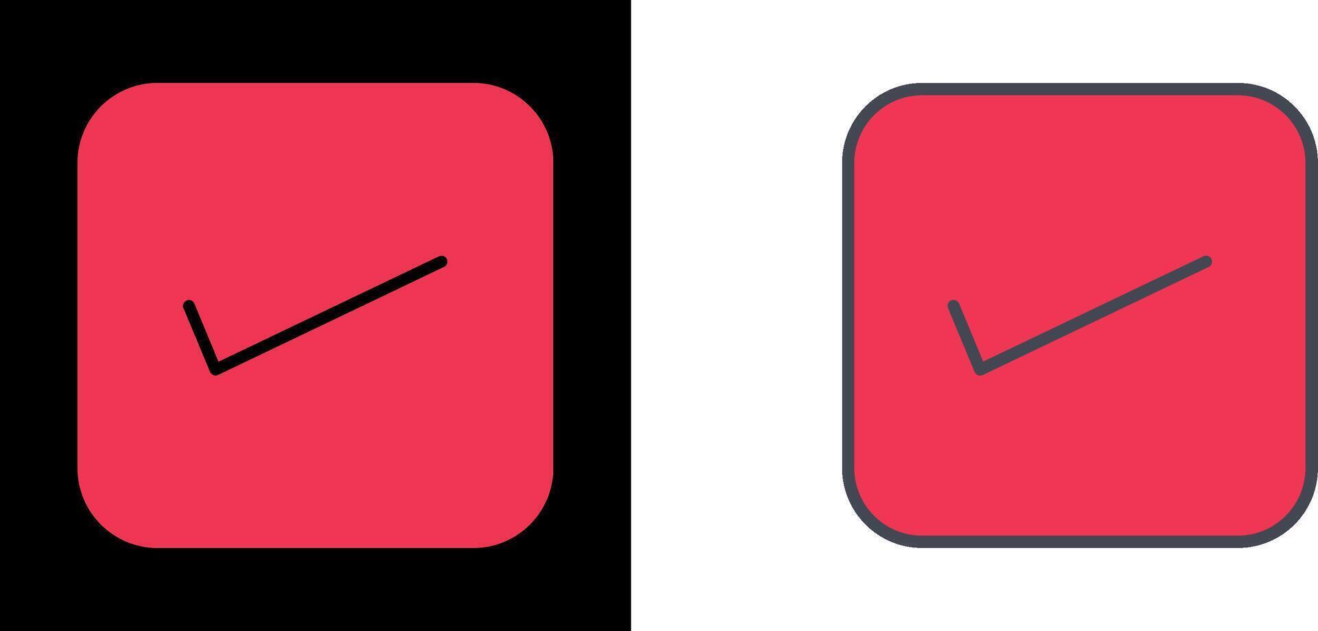 Checkbox Icon Design vector