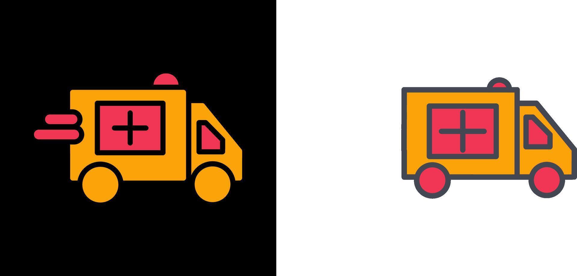 Ambulance Icon Design vector