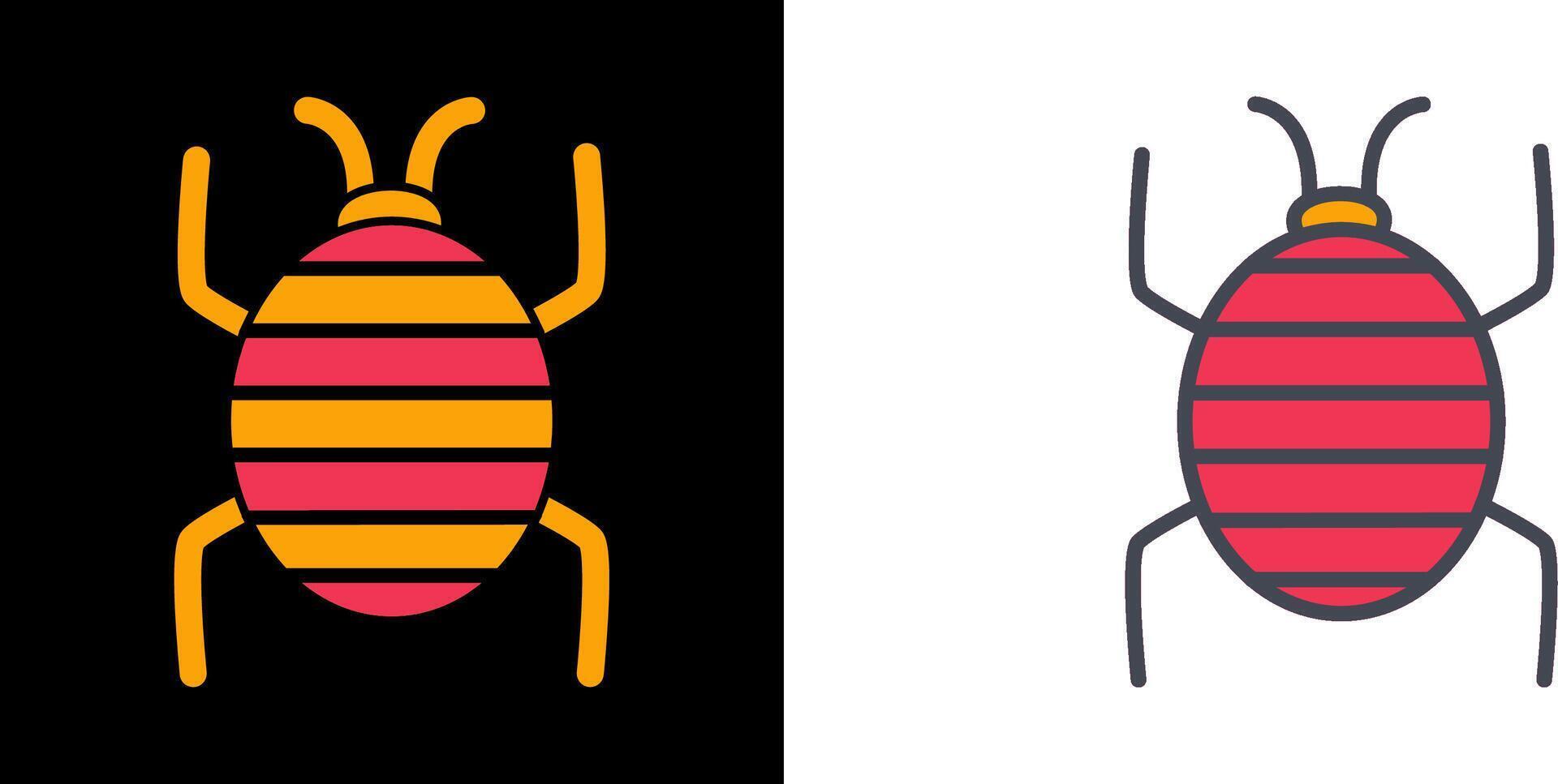 Bug Icon Design vector