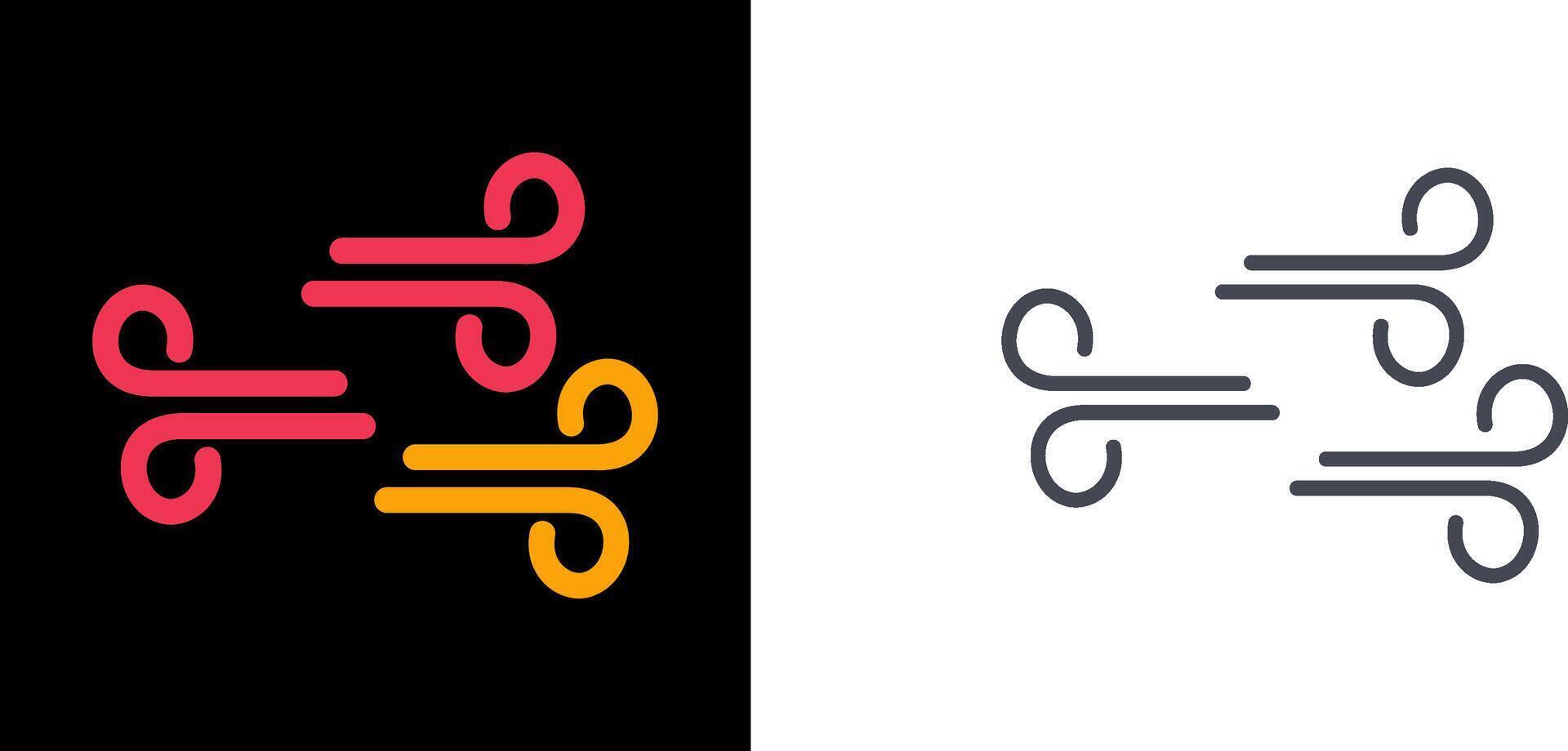 Wind Icon Design vector