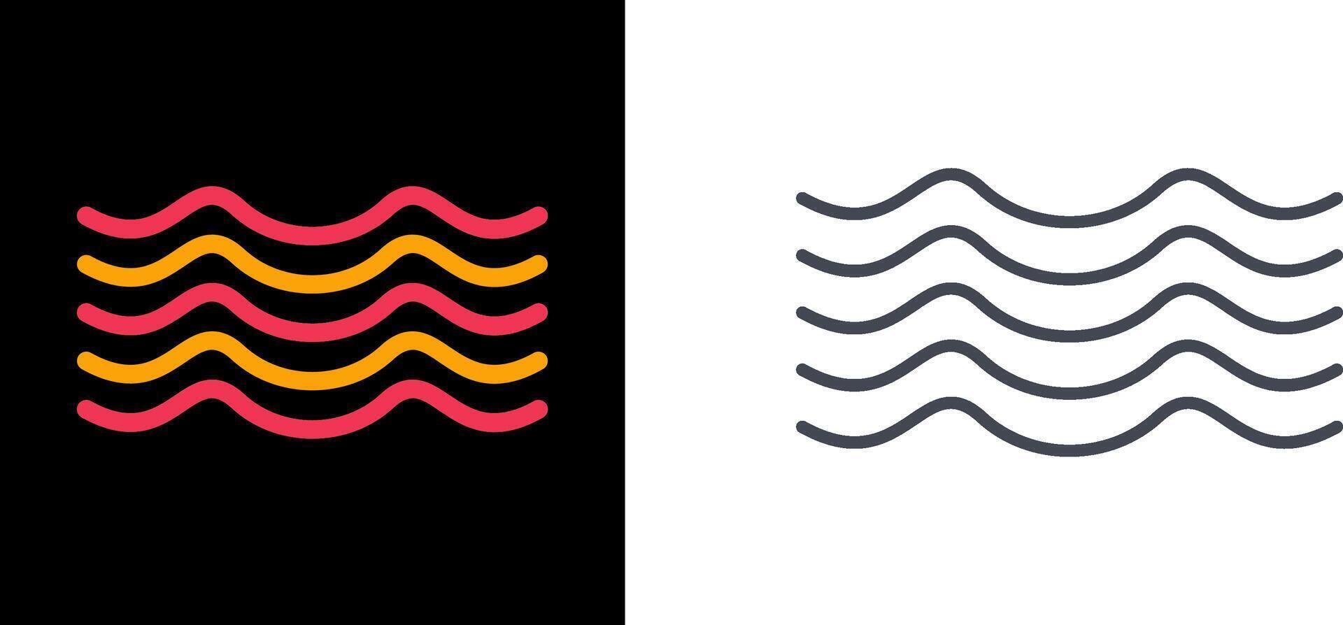 Water Icon Design vector