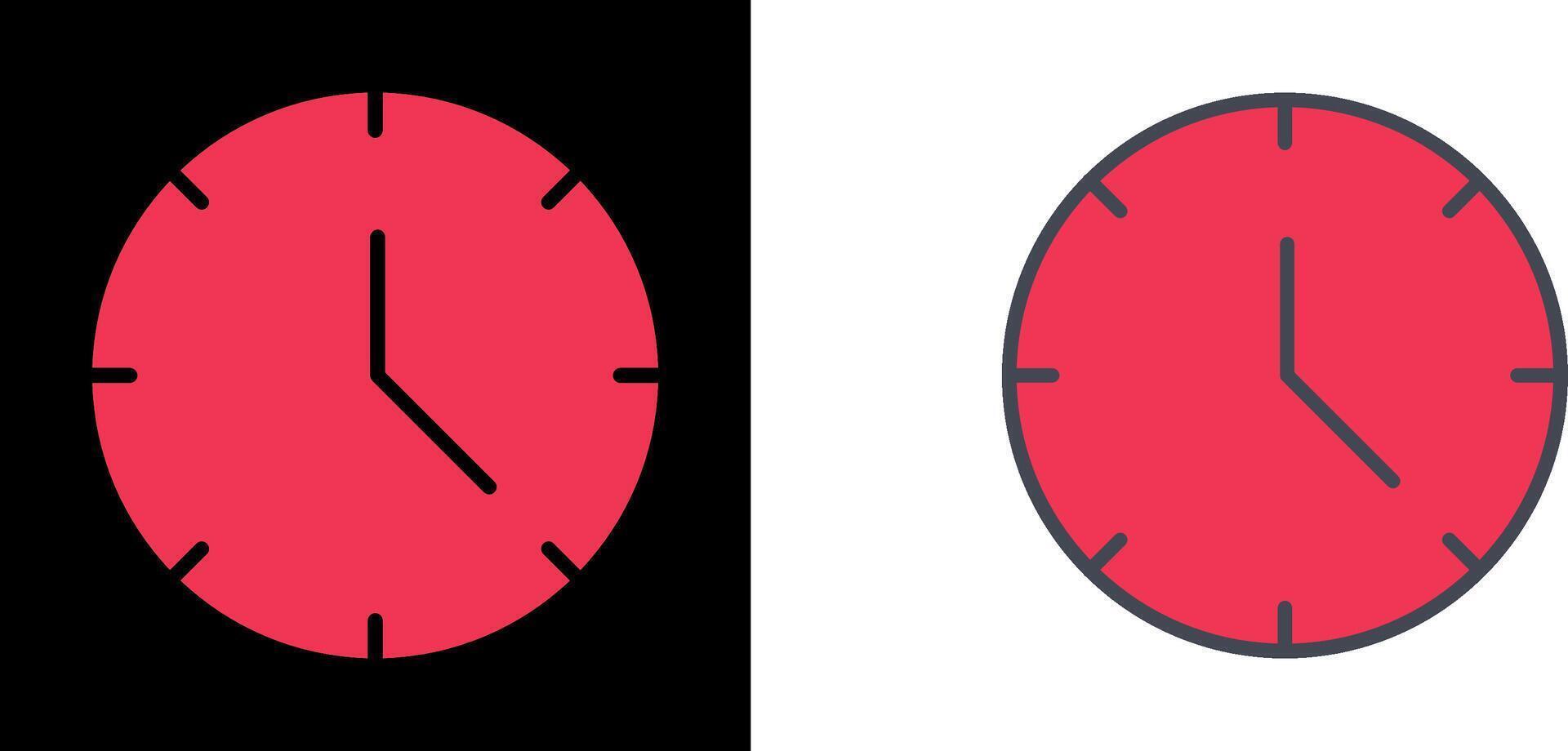 Clock Icon Design vector