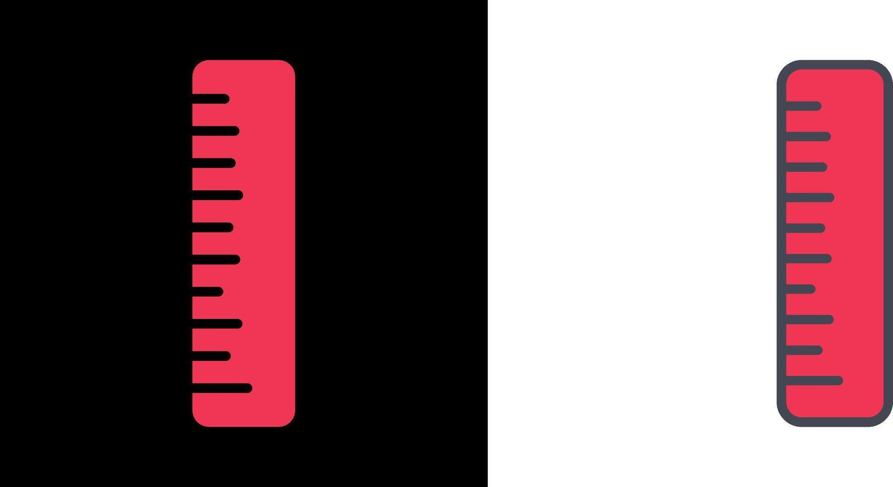Ruler Icon Design vector