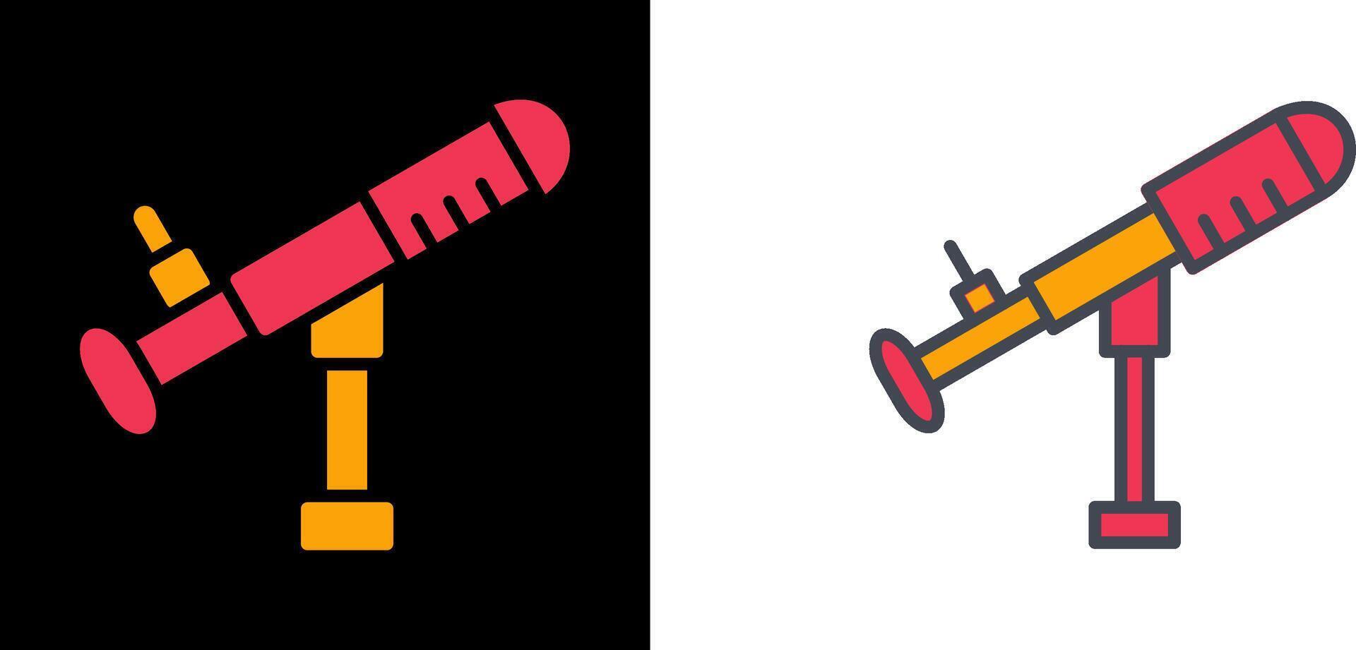 Telescope Icon Design vector