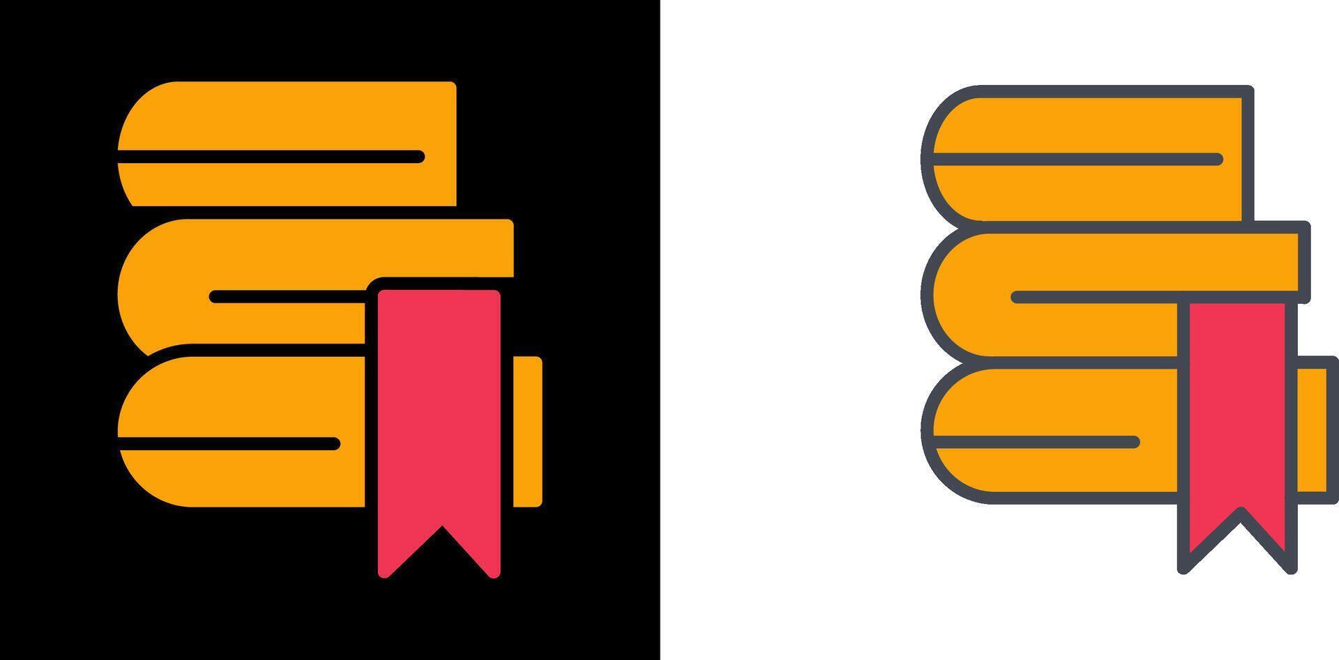Books Icon Design vector