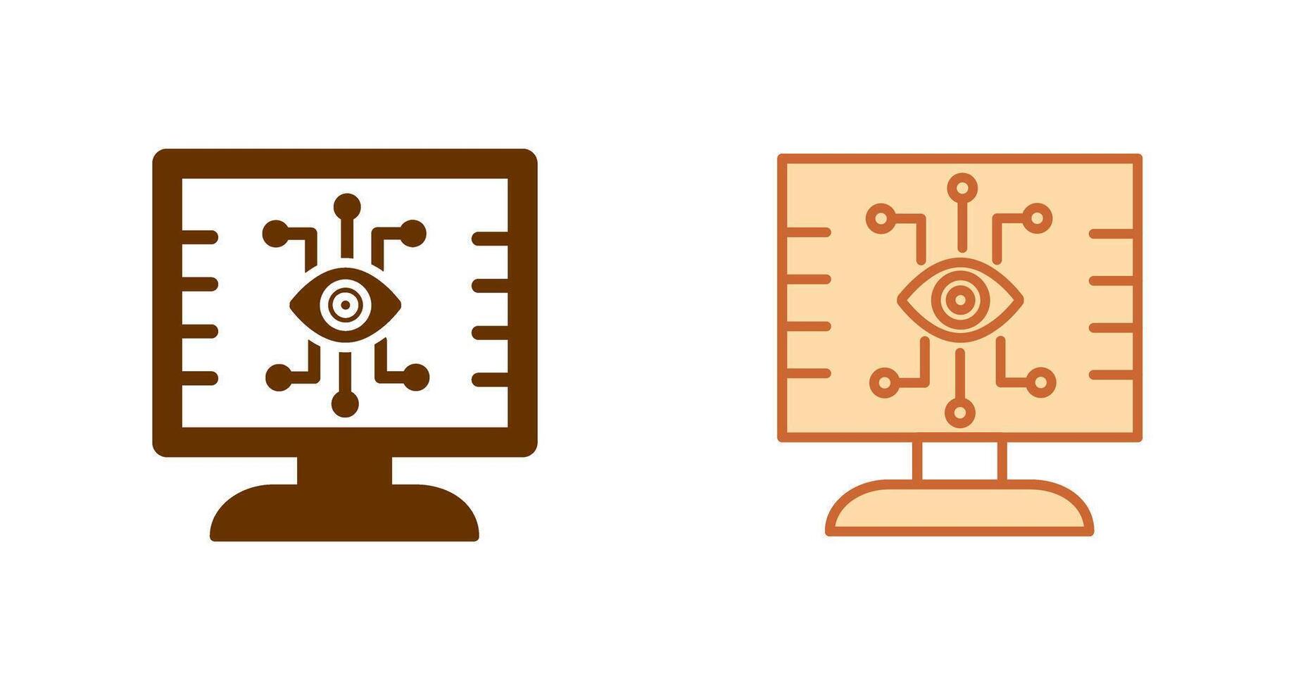 Vision Icon Design vector