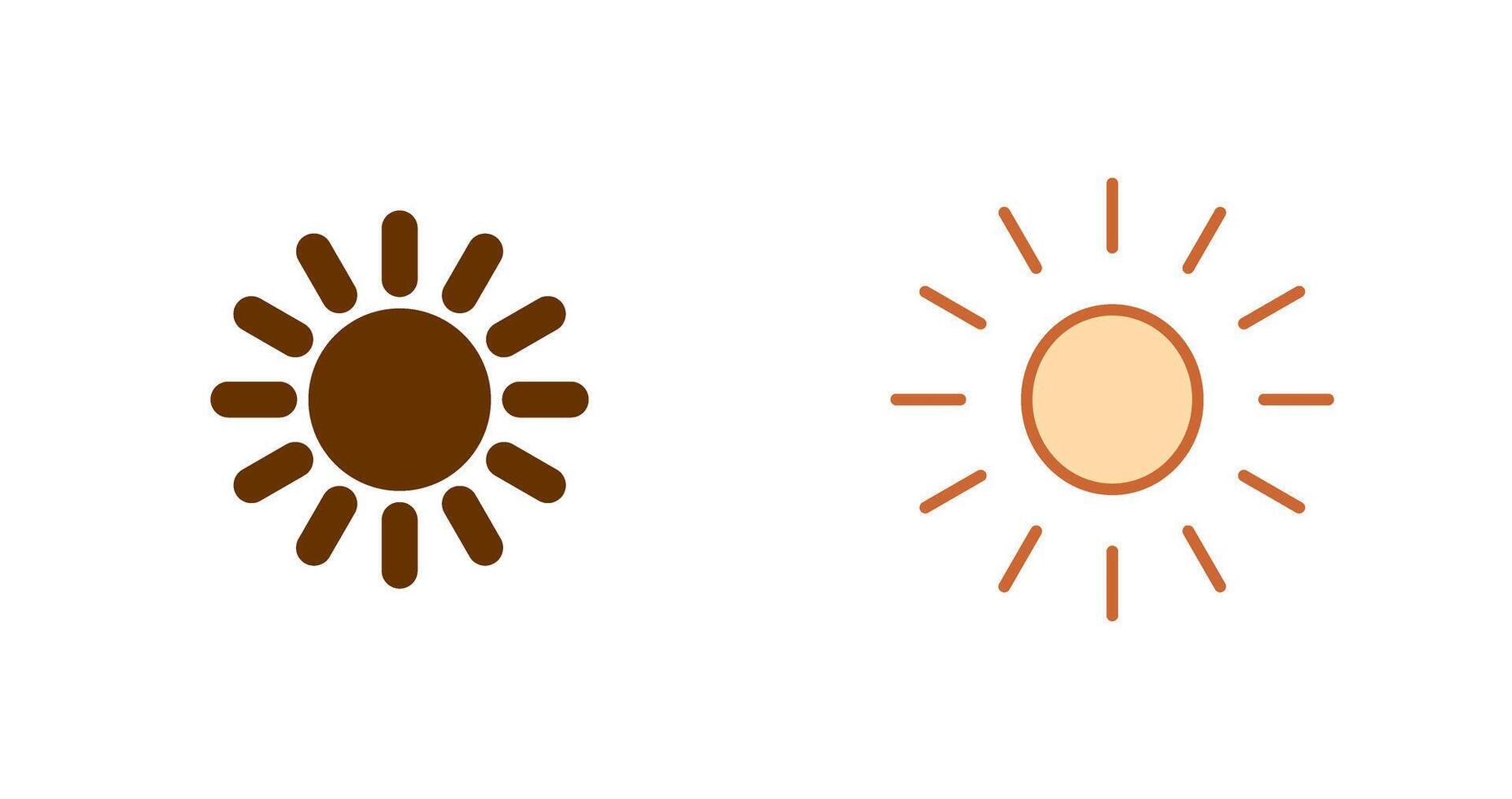 Sun Icon Design vector