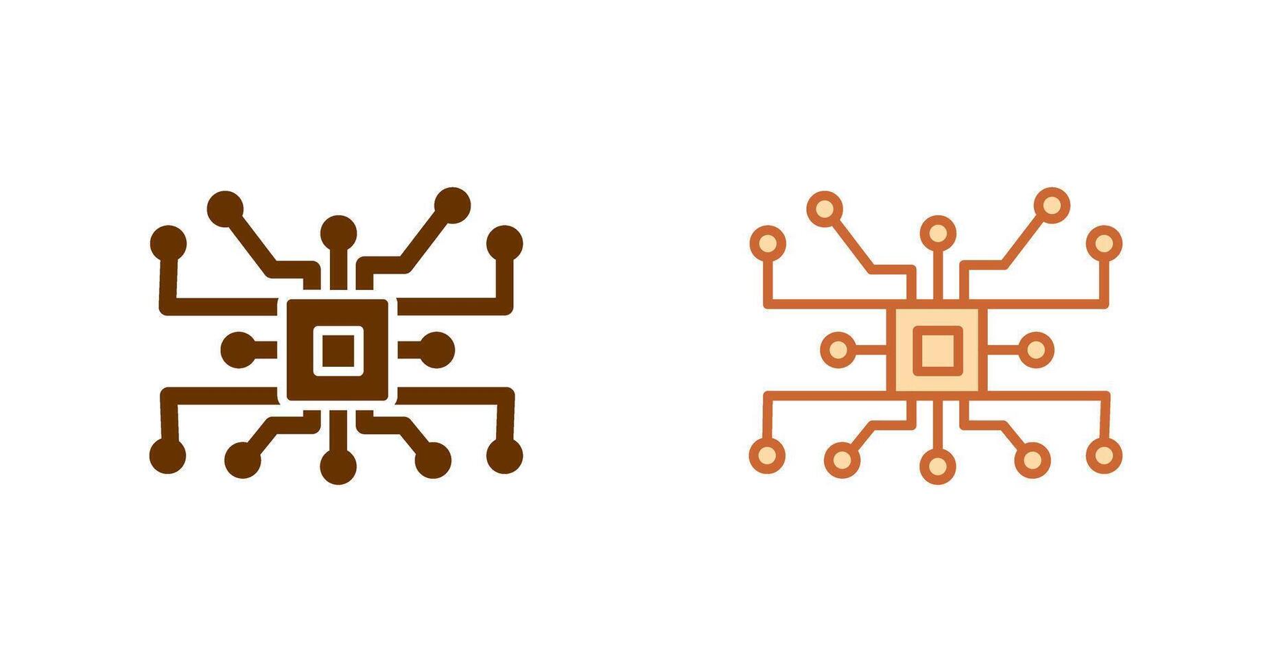 Circuit Icon Design vector