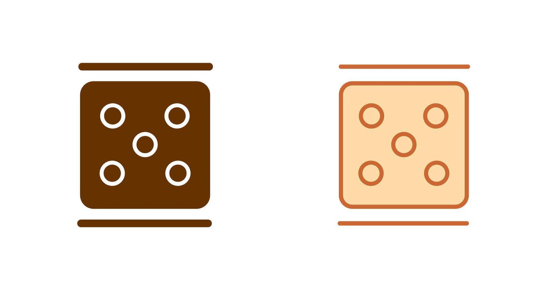 Dice Icon Design vector