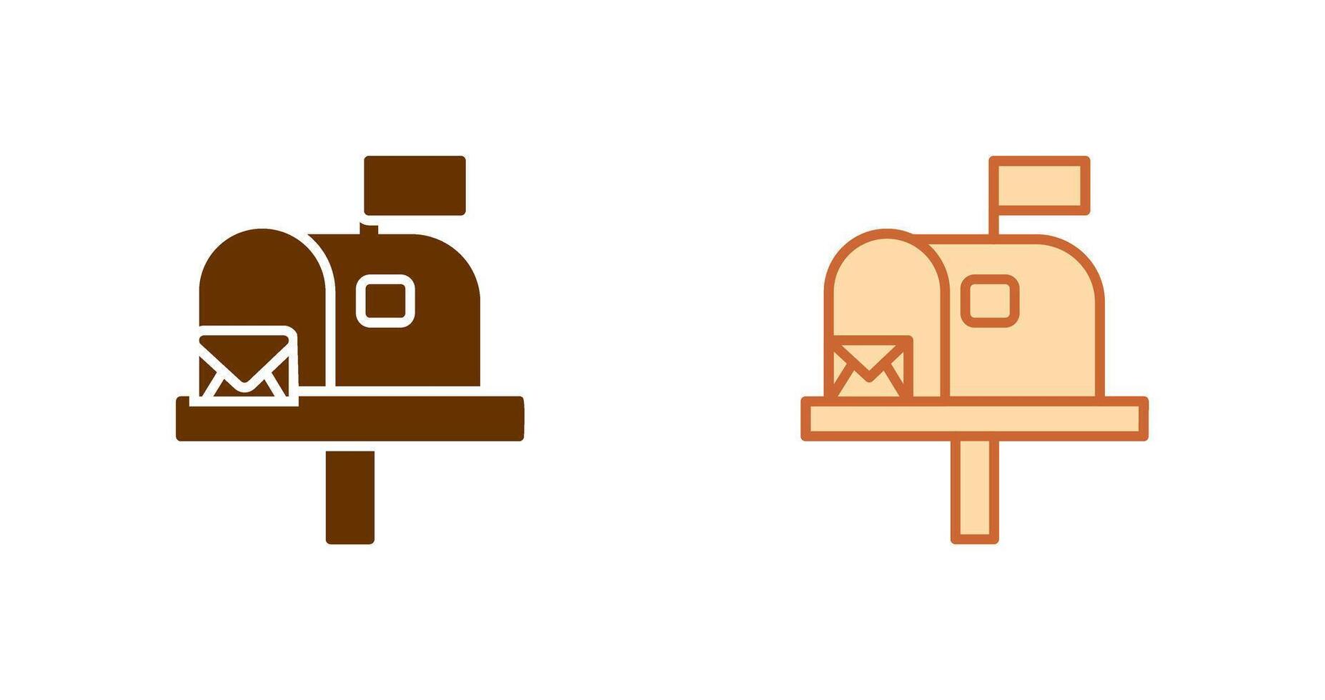 Mailbox Icon Design vector