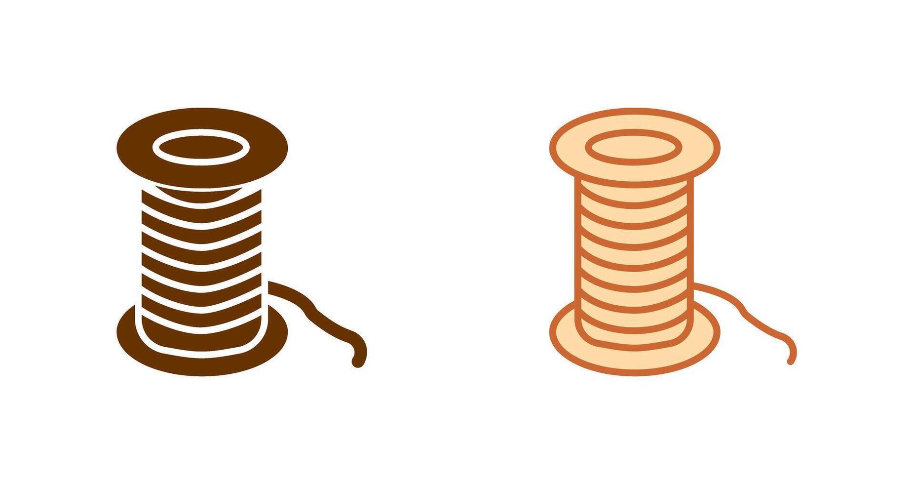 Thread Icon Design vector