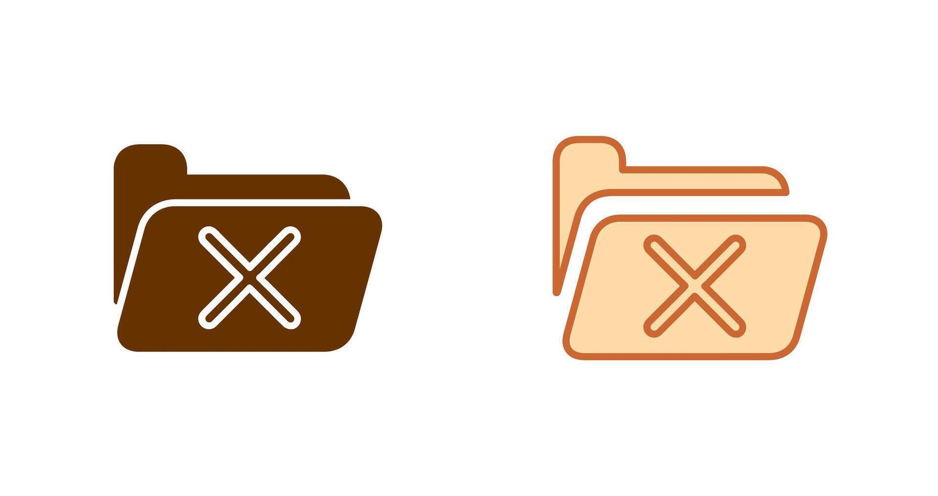 Delete Icon Design vector