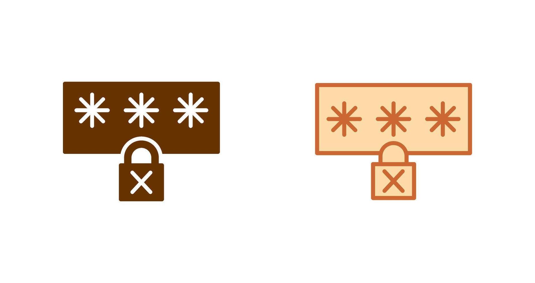 Insecure Icon Design vector