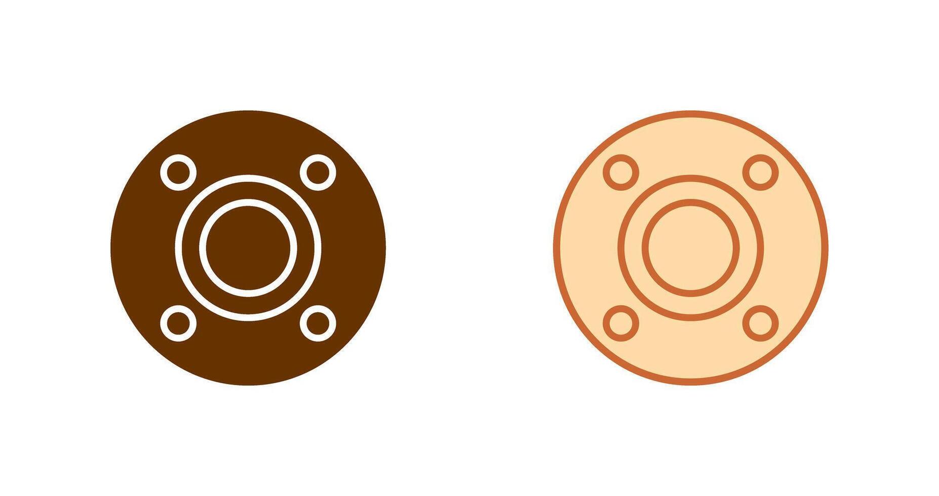 Flange Icon Design vector