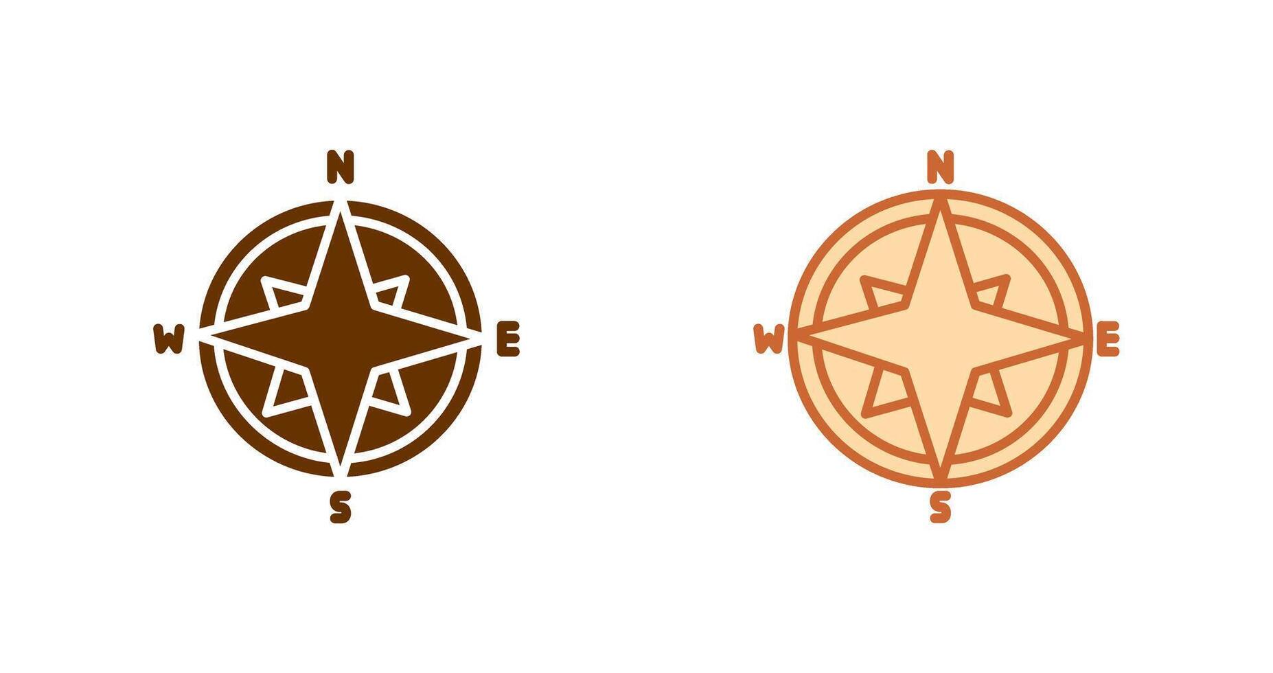 Compass Icon Design vector