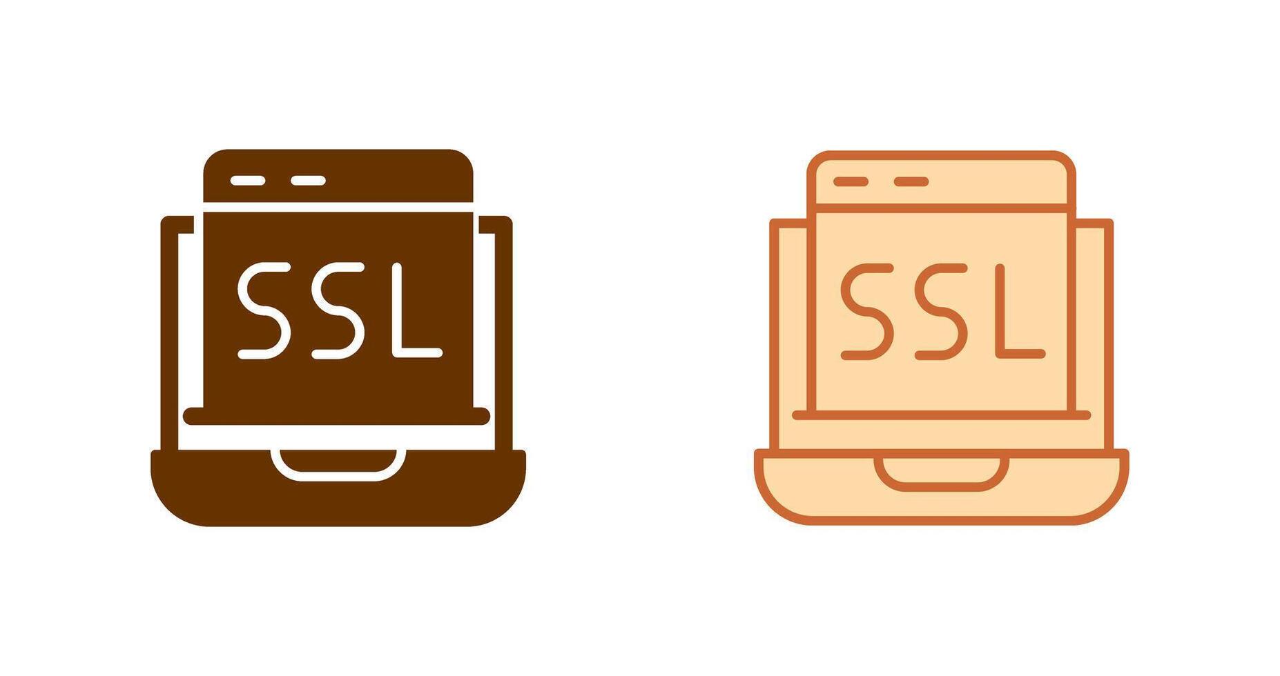 diseño de icono ssl vector