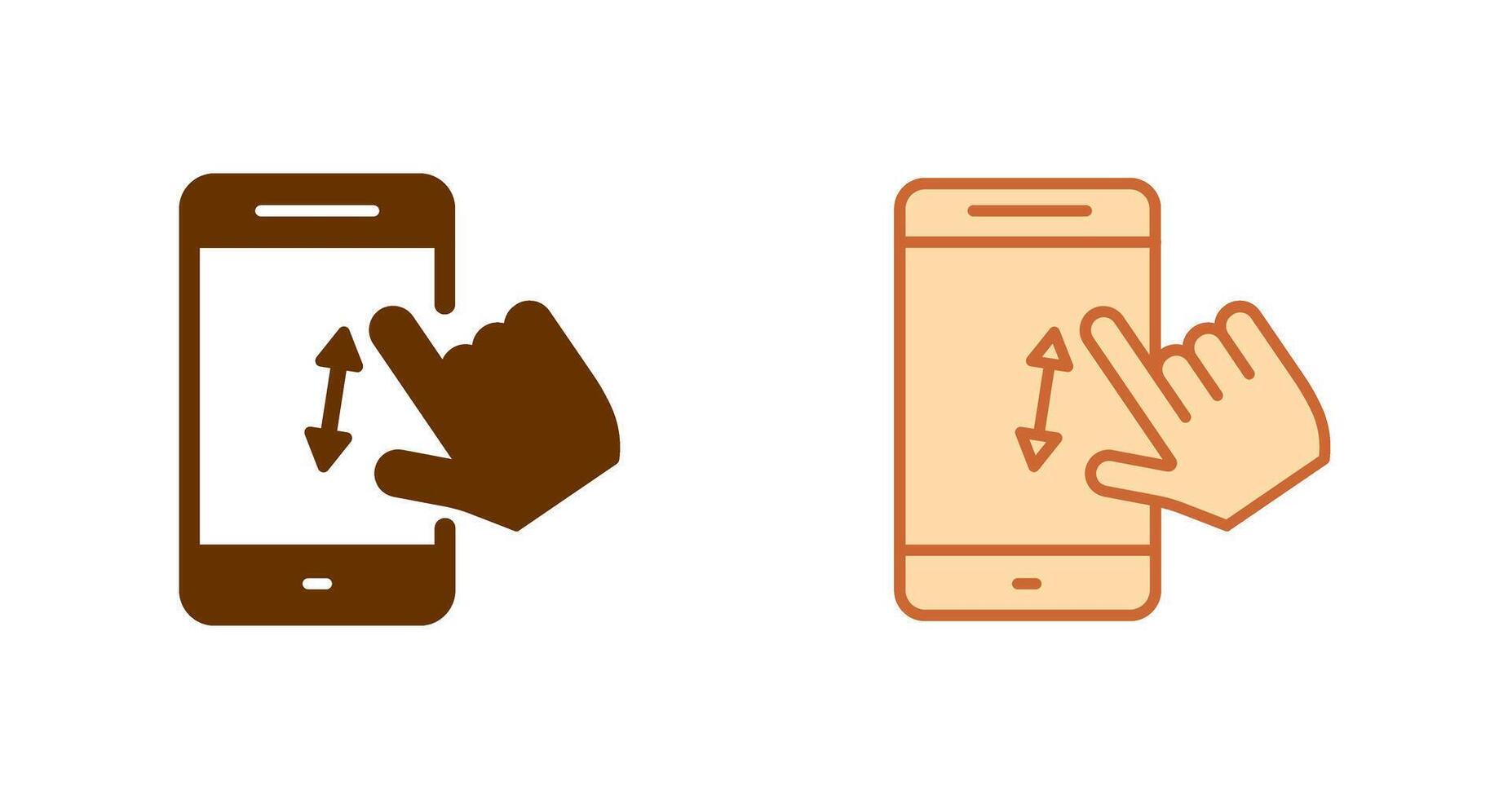 Swipe Icon Design vector