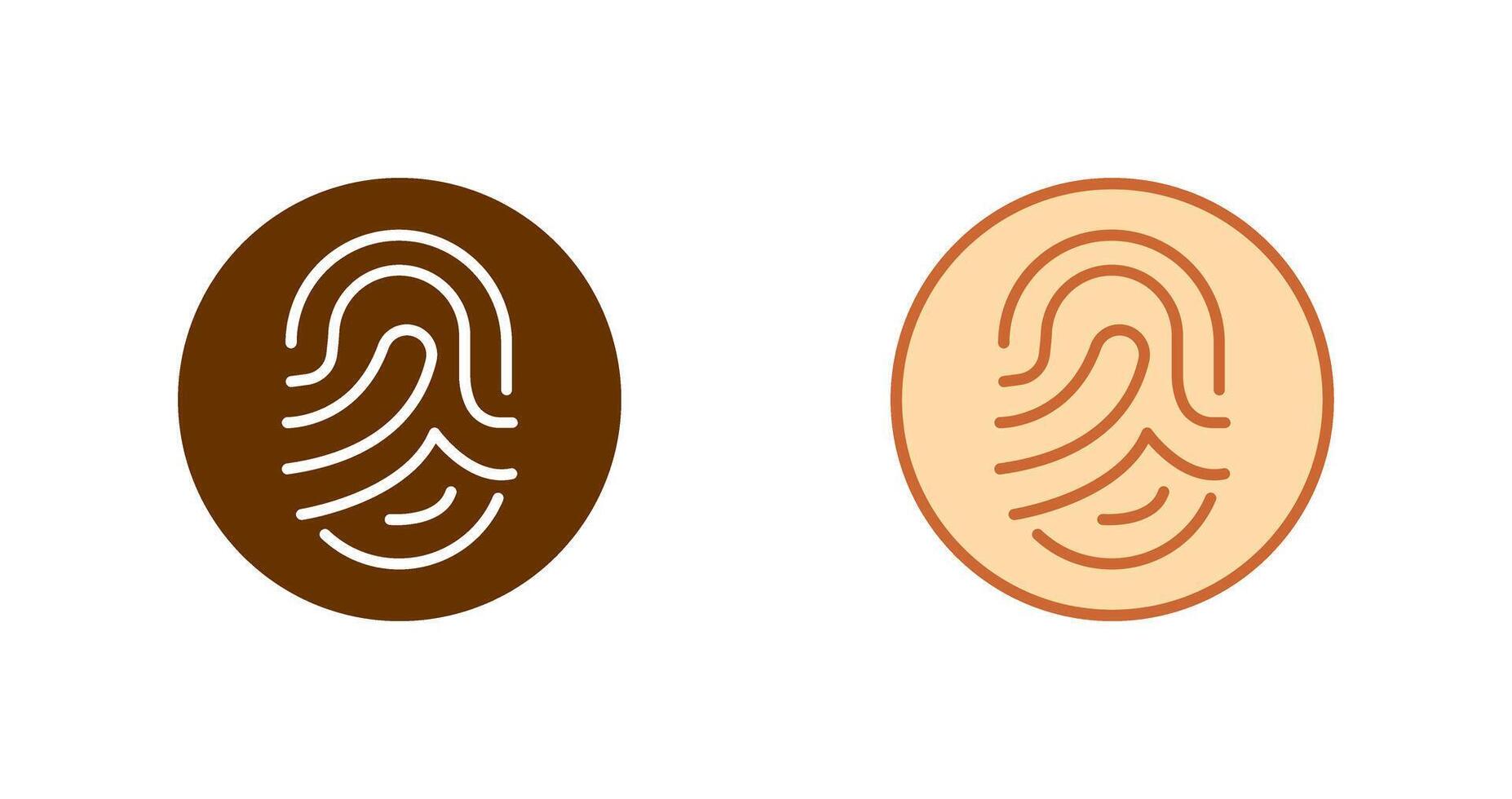 Fingerprint Icon Design vector