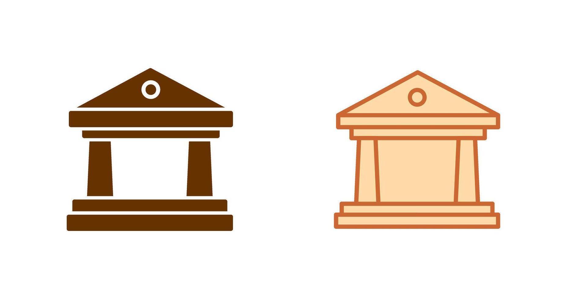 diseño de icono de banco vector