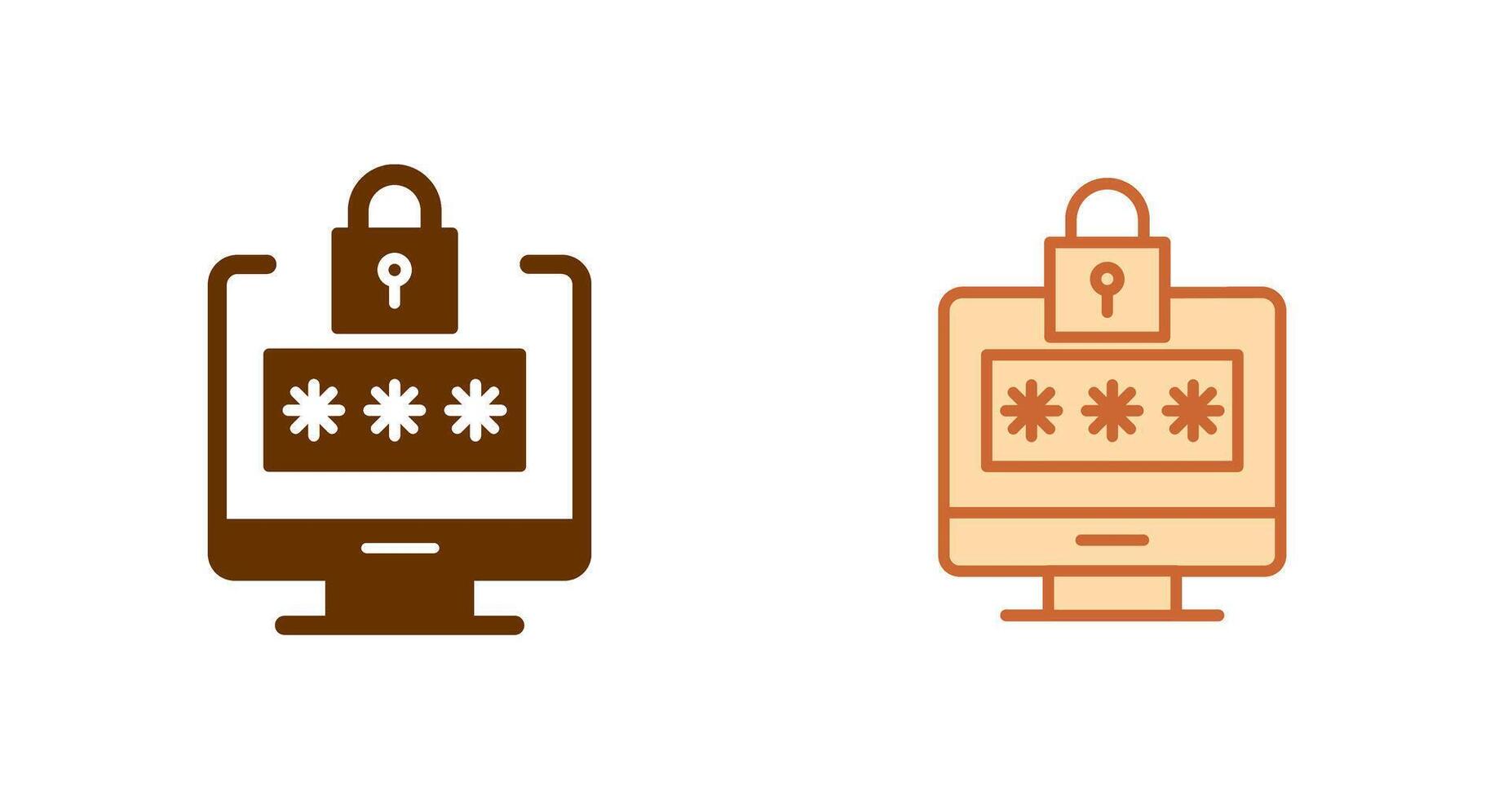 Lock Icon Design vector