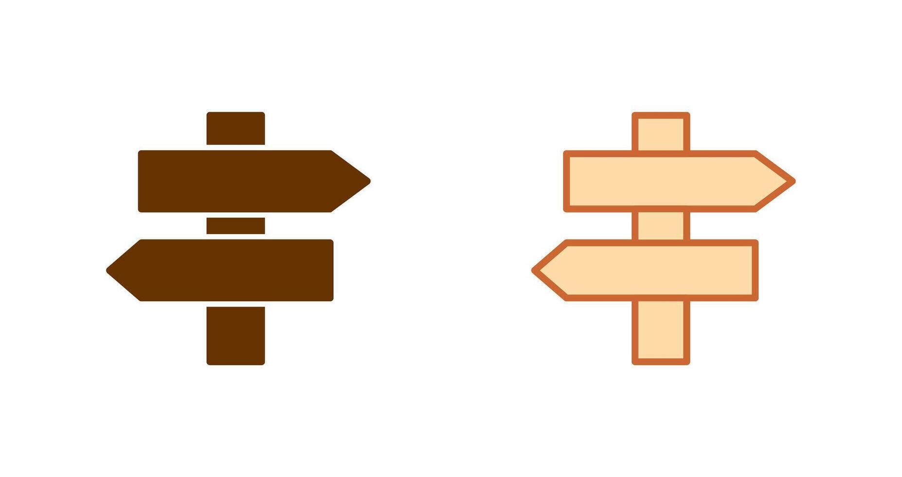 Signpost Icon Design vector