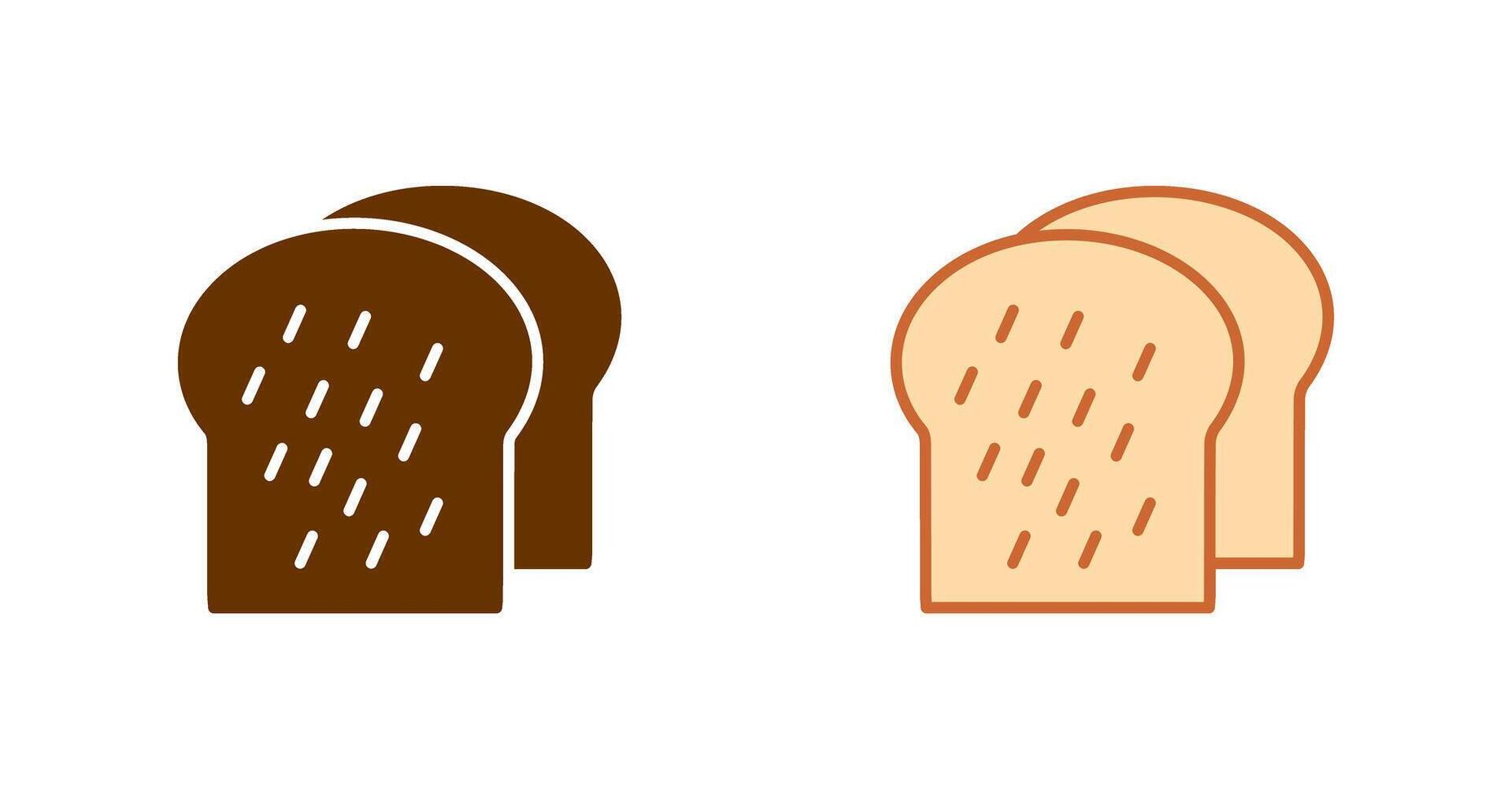 Toast Icon Design vector