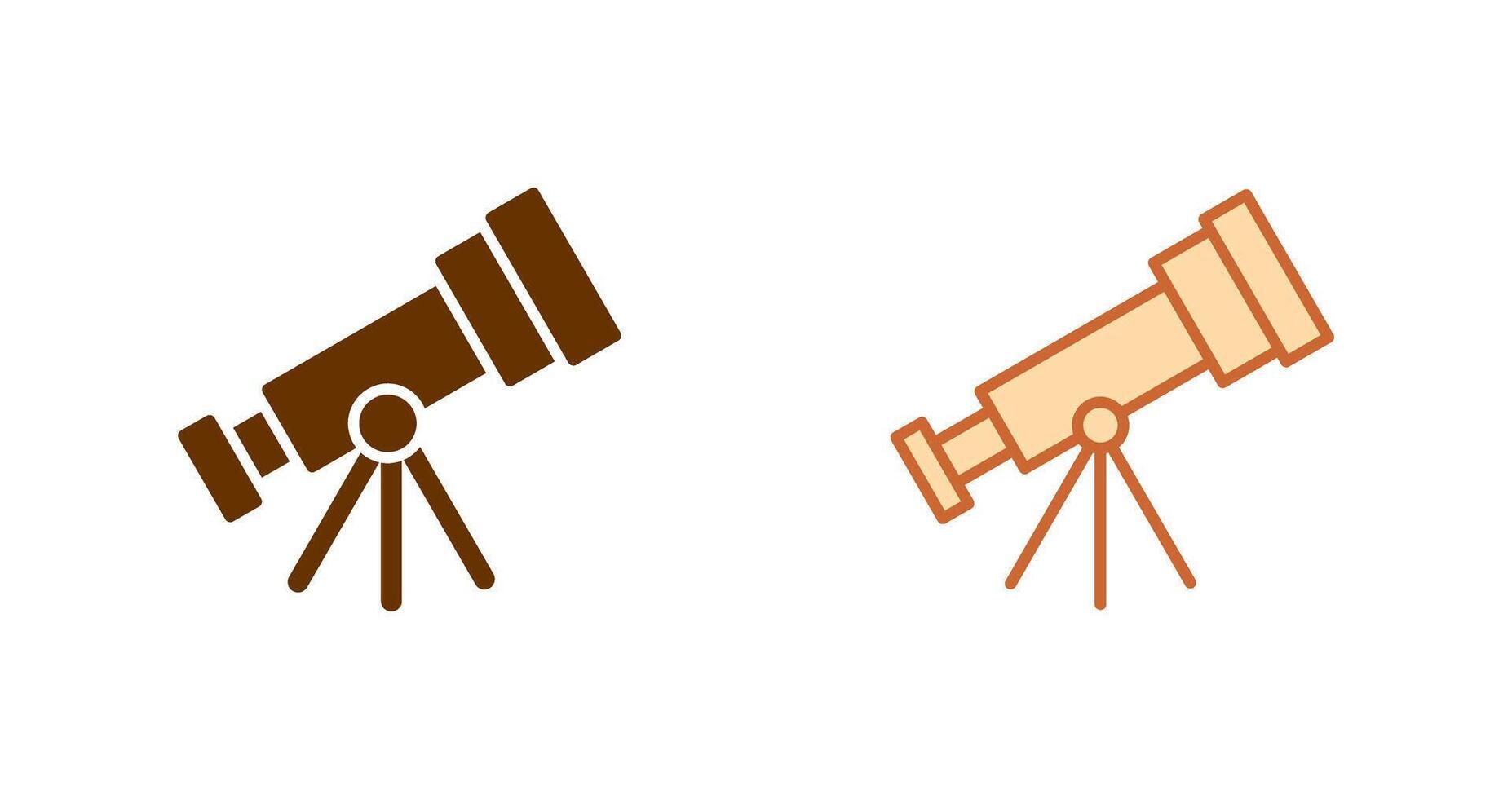 Telescope Icon Design vector