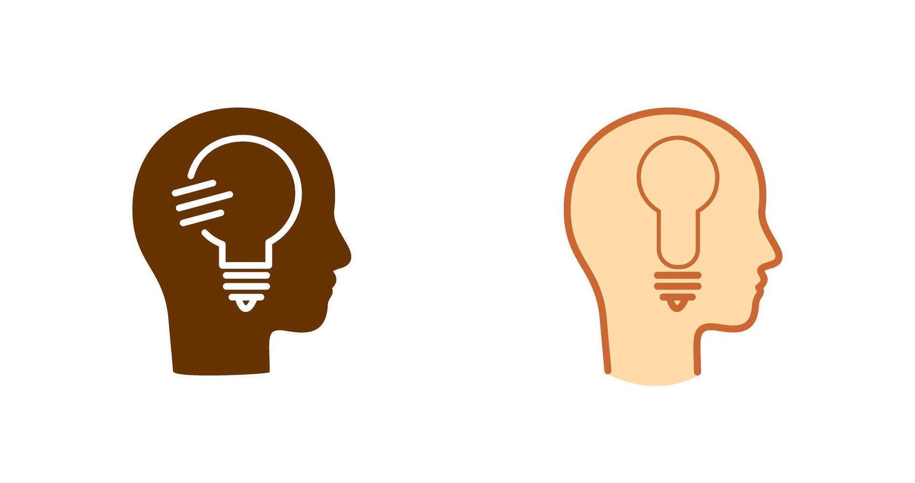 Thinking Icon Design vector