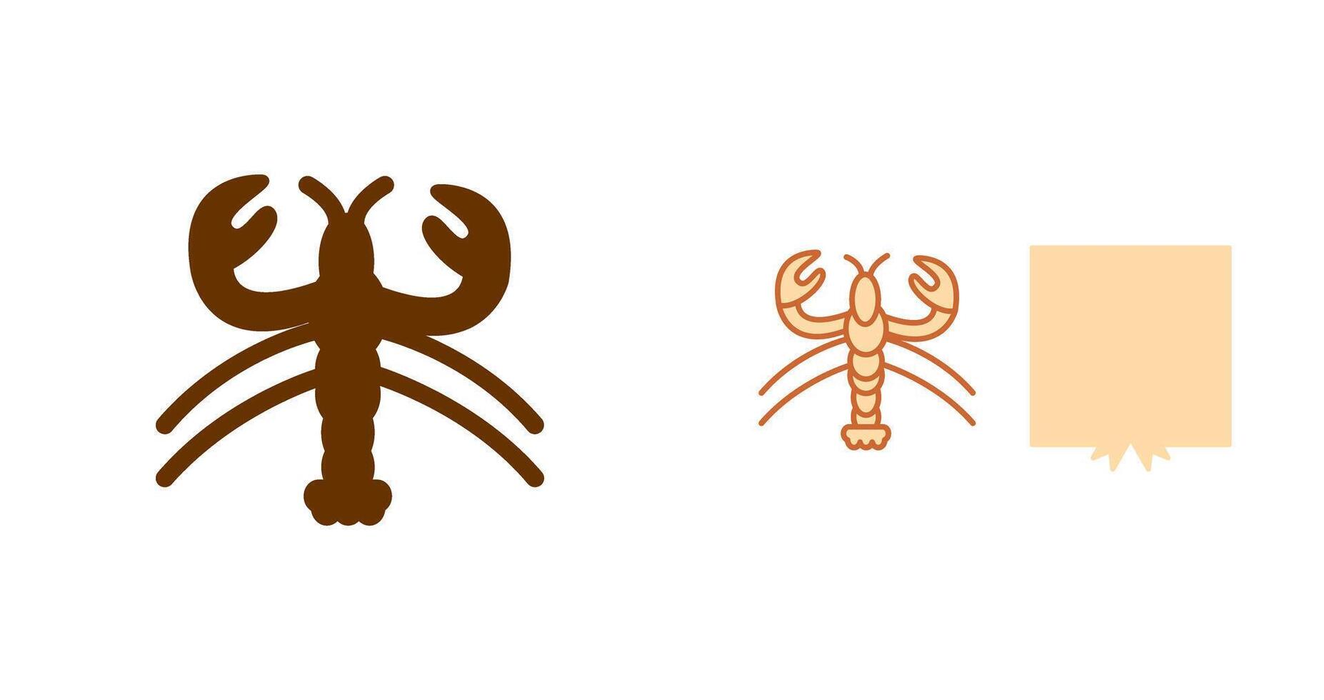 Lobster Icon Design vector