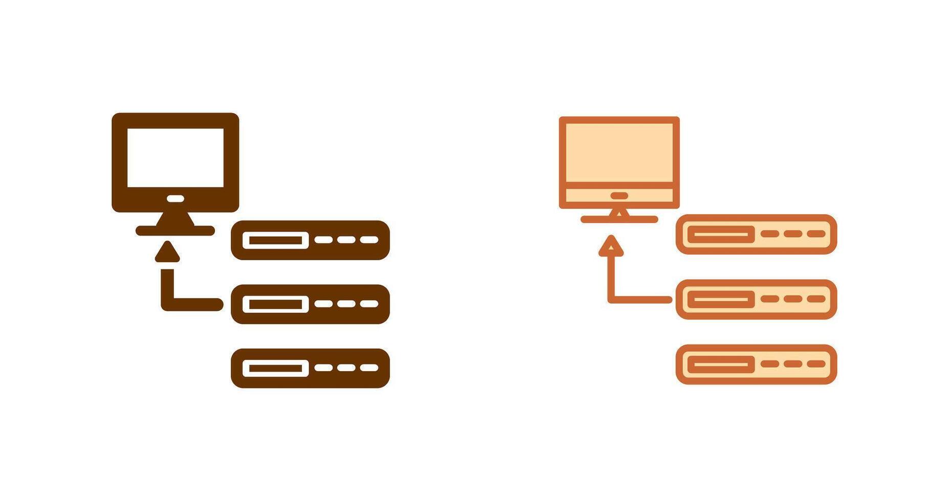 Database Icon Design vector