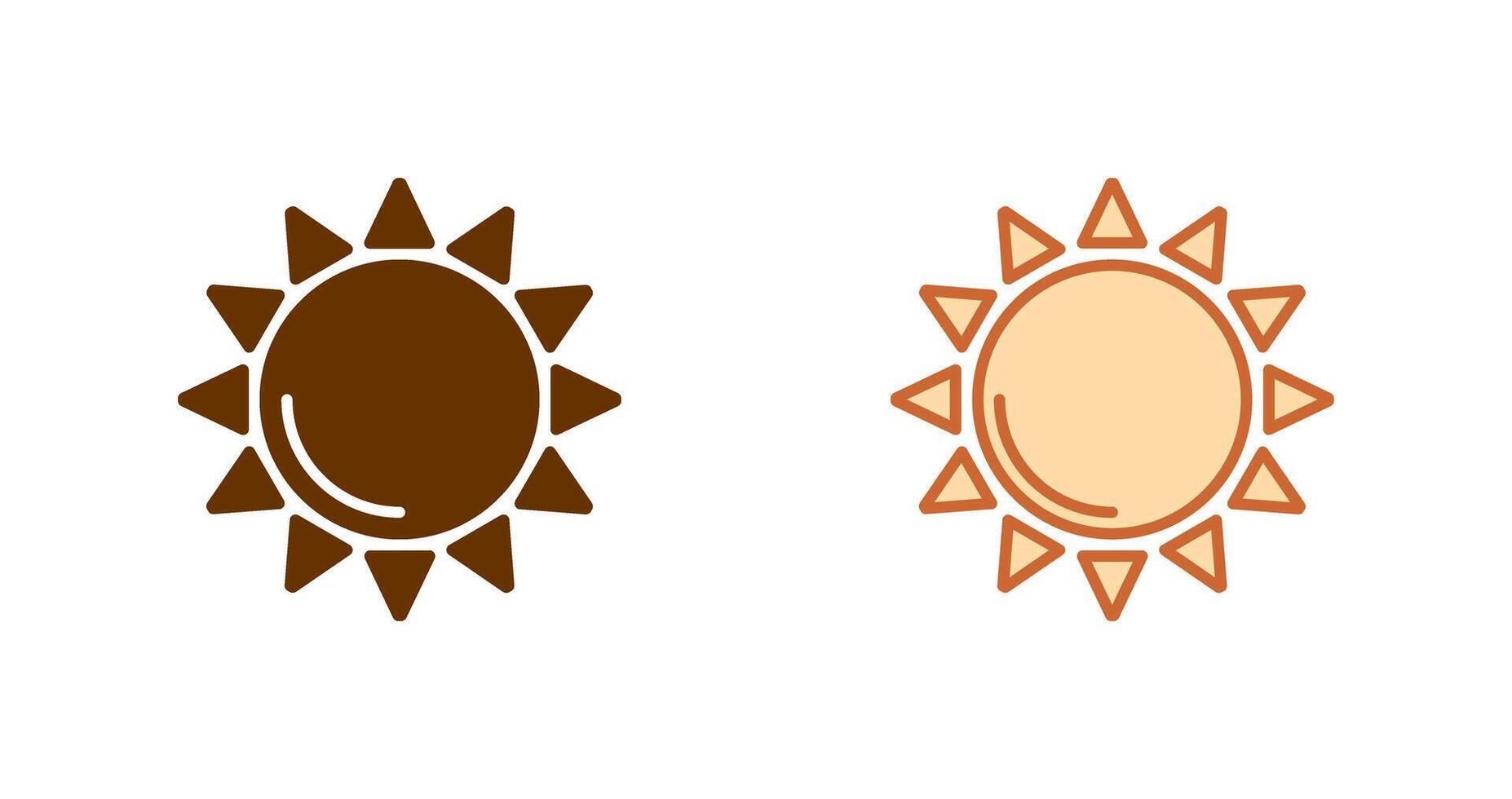 Sun Icon Design vector