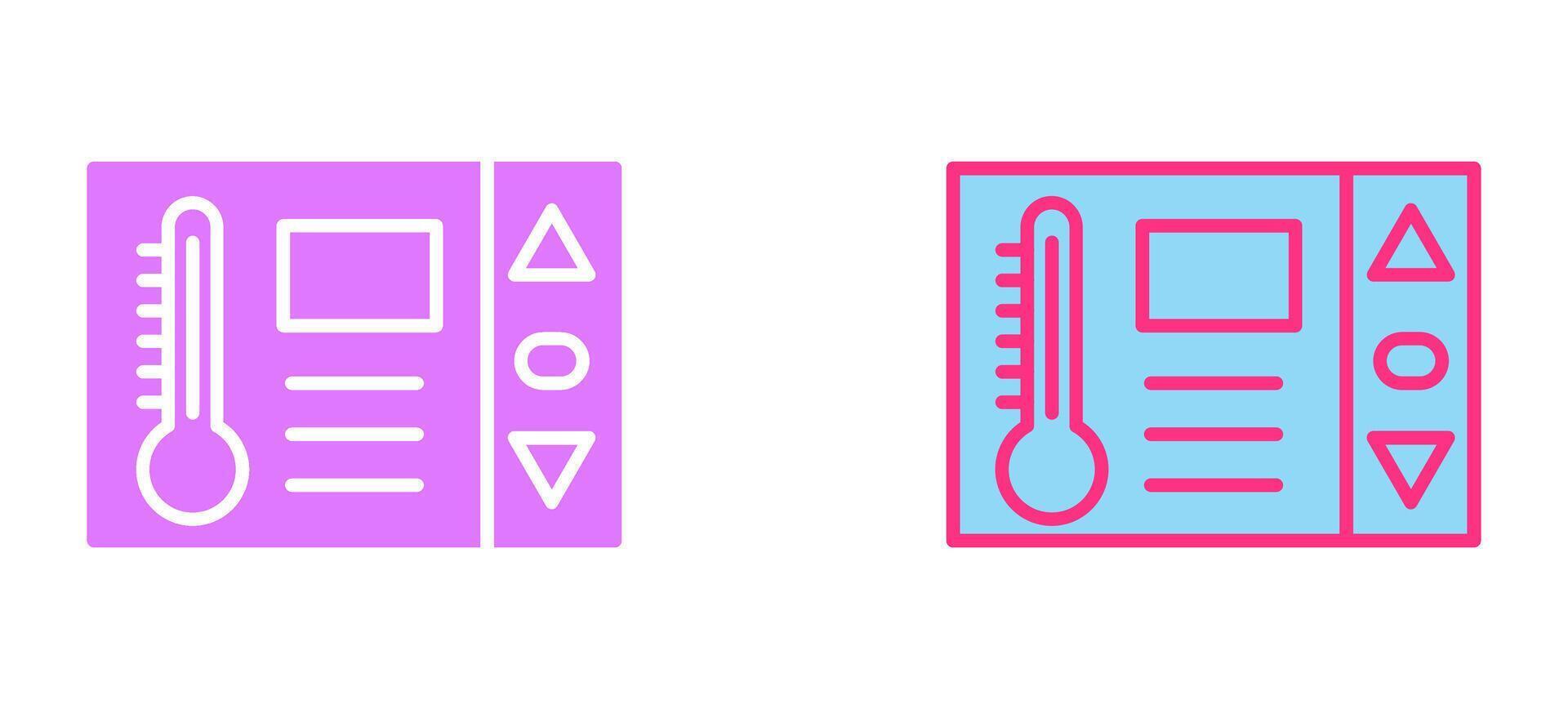 Thermostat Icon Design vector