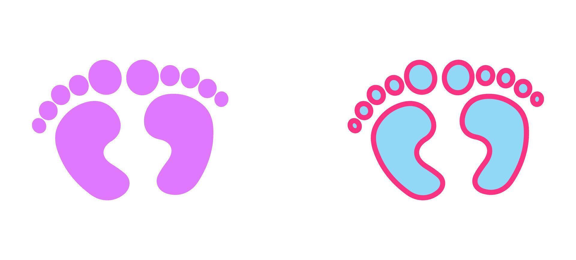 Feet Icon Design vector