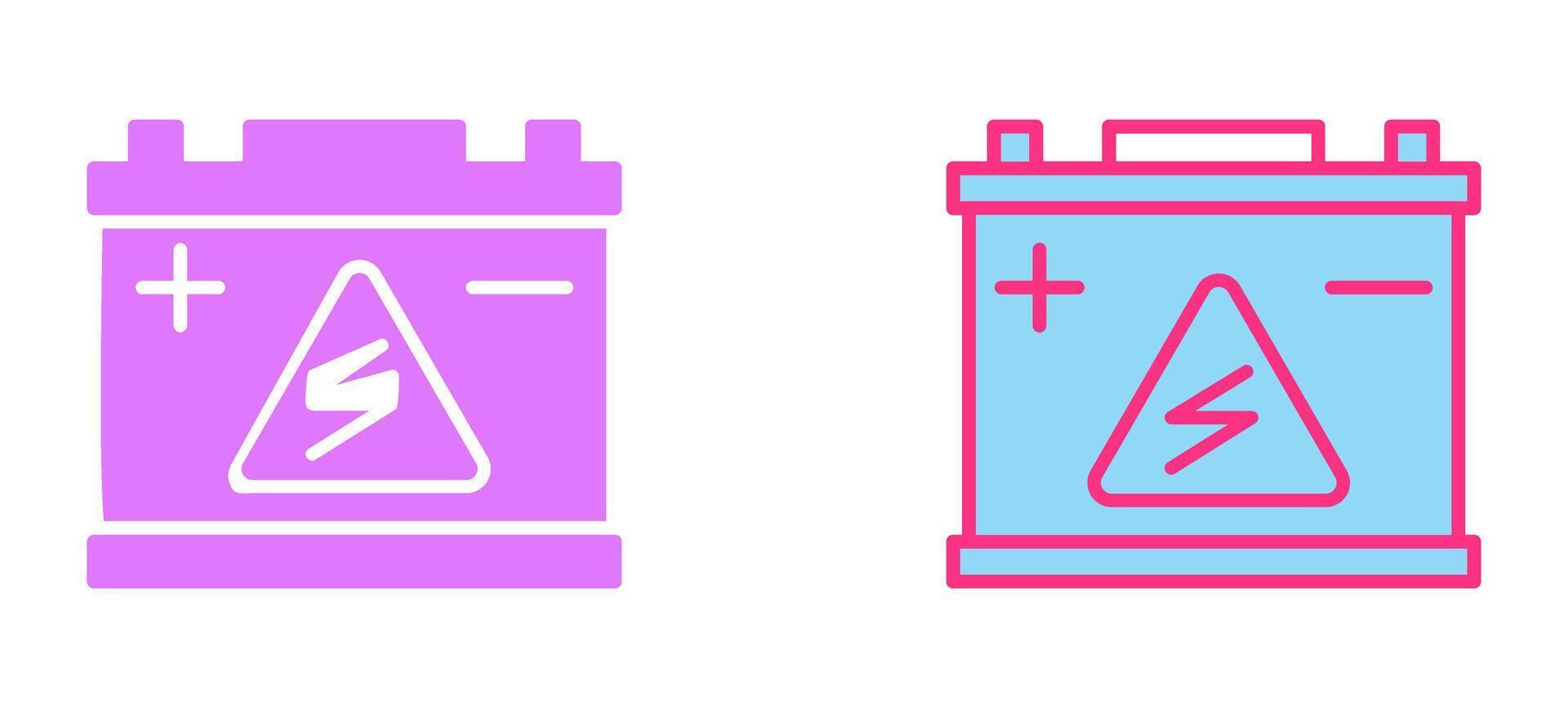 Accumulator Icon Design vector