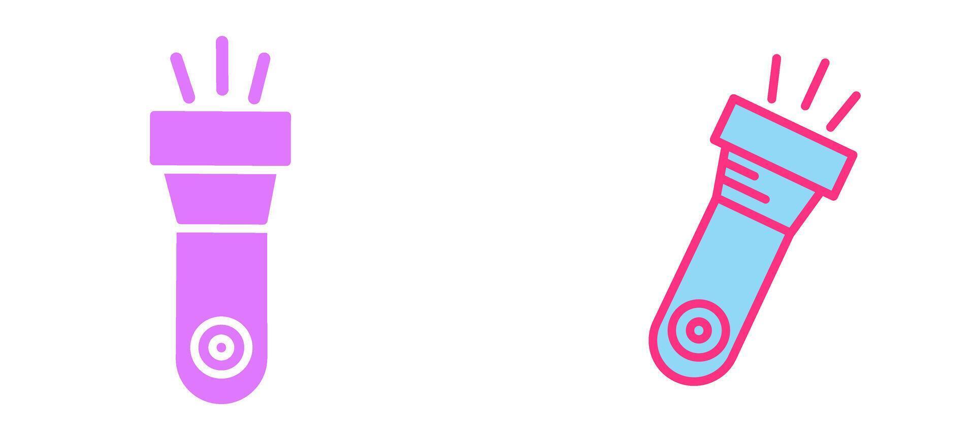 Flashlight Icon Design vector