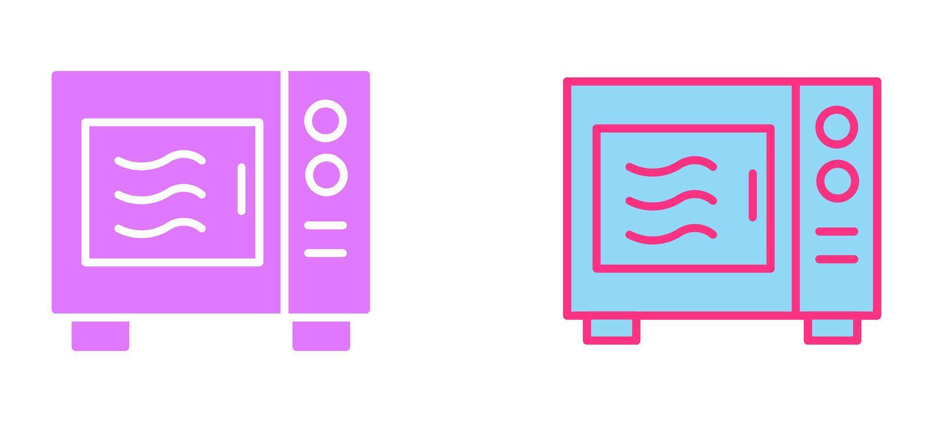 Microwave Icon Design vector