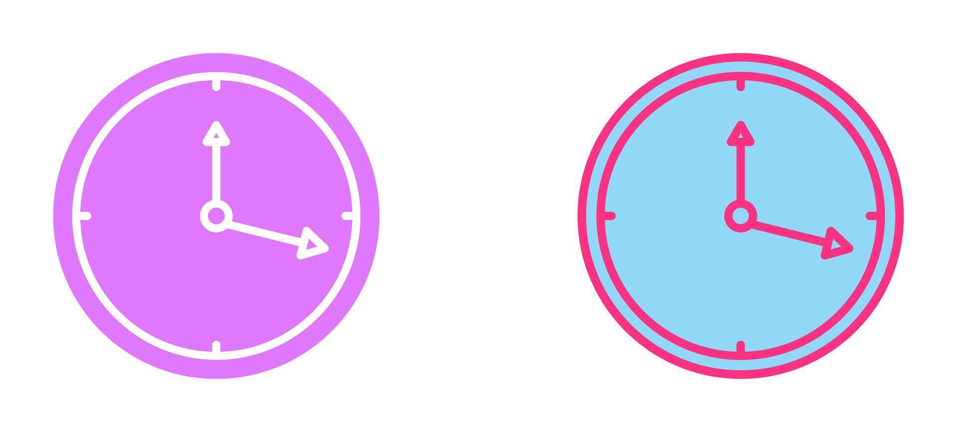 Clock Icon Design vector