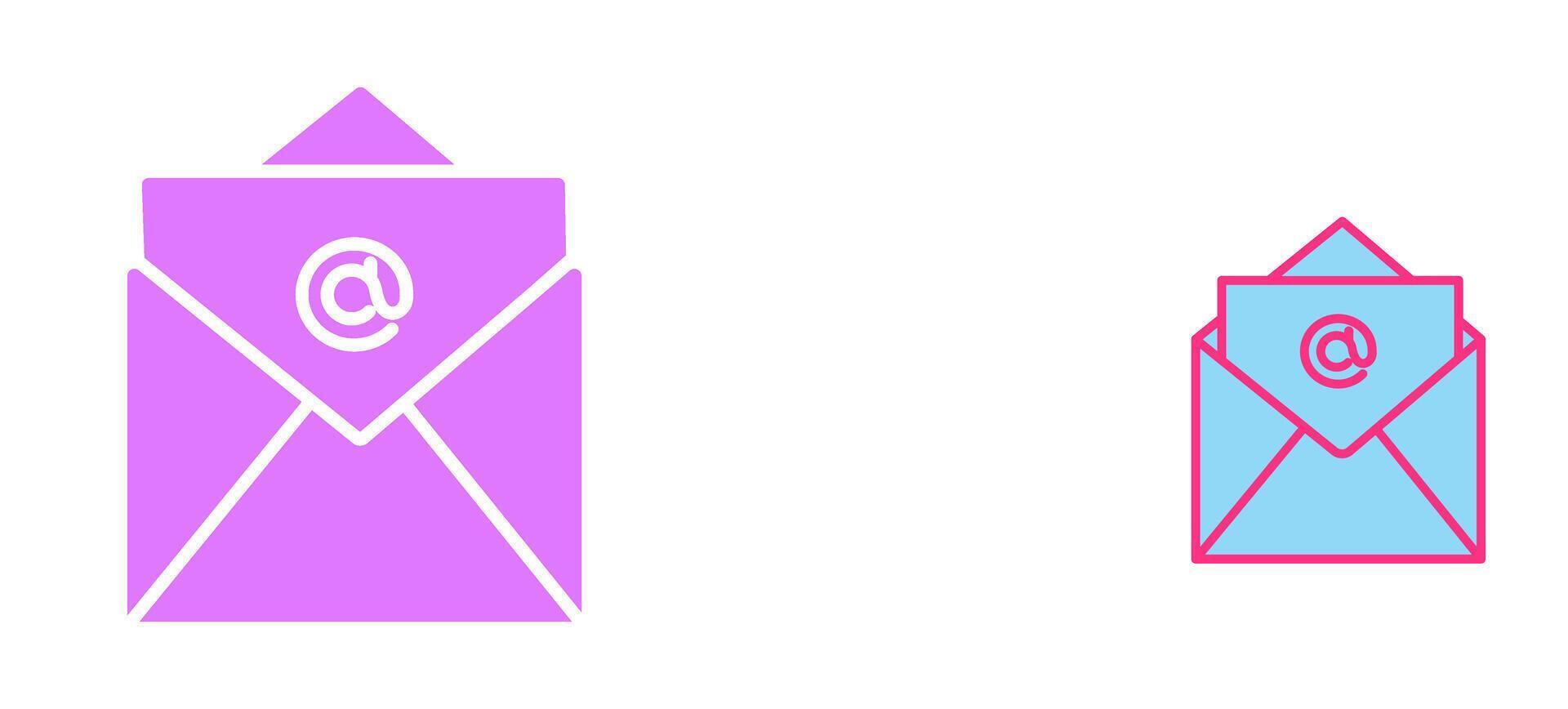 Emails Icon Design vector