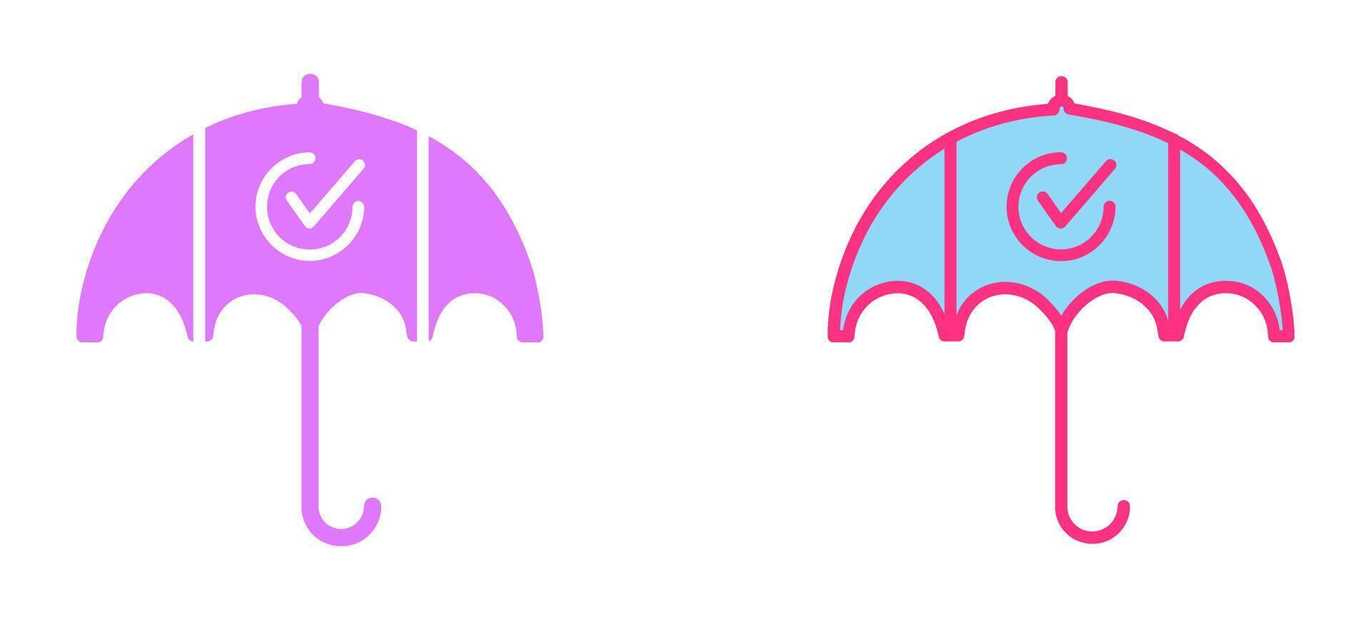 Umbrella Icon Design vector