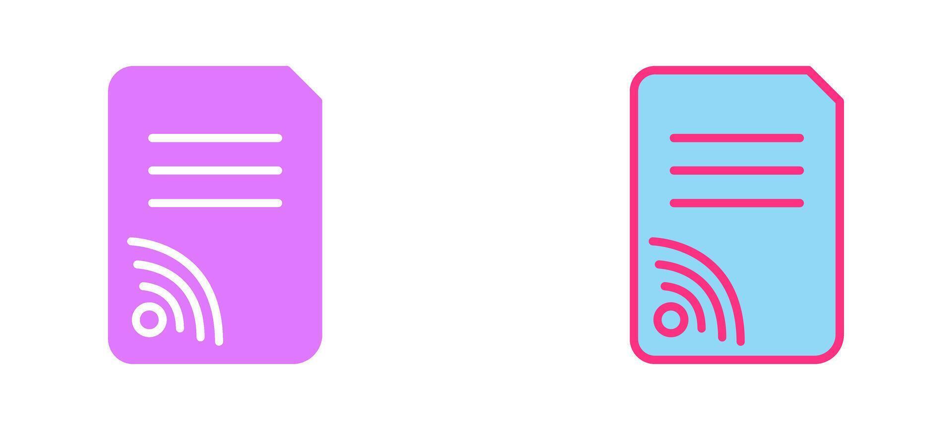 Wireless Icon Design vector