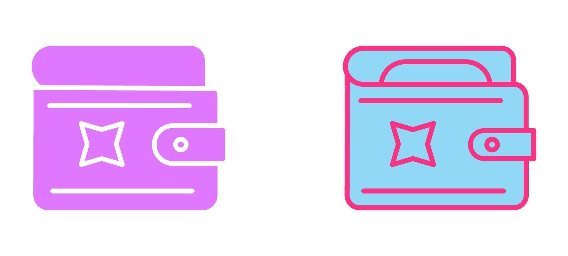 Wallet Icon Design vector