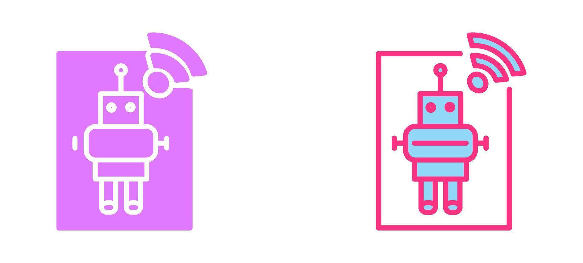 Rebot Icon Design vector